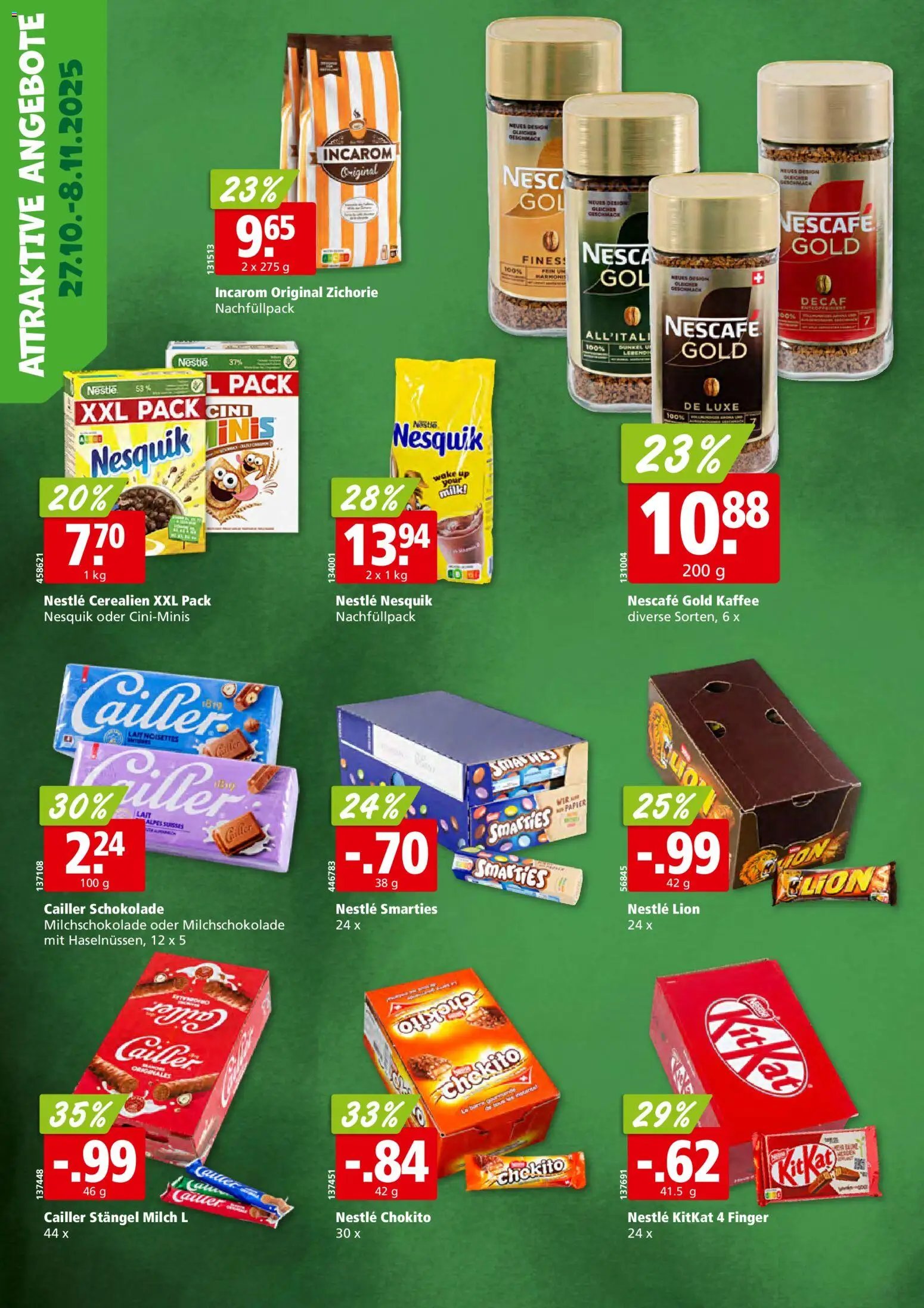 Aligro Attraktive Angebote Chavannes, Matran, Genf, Sitten (2025-10-27 - 2025-11-08) | 2