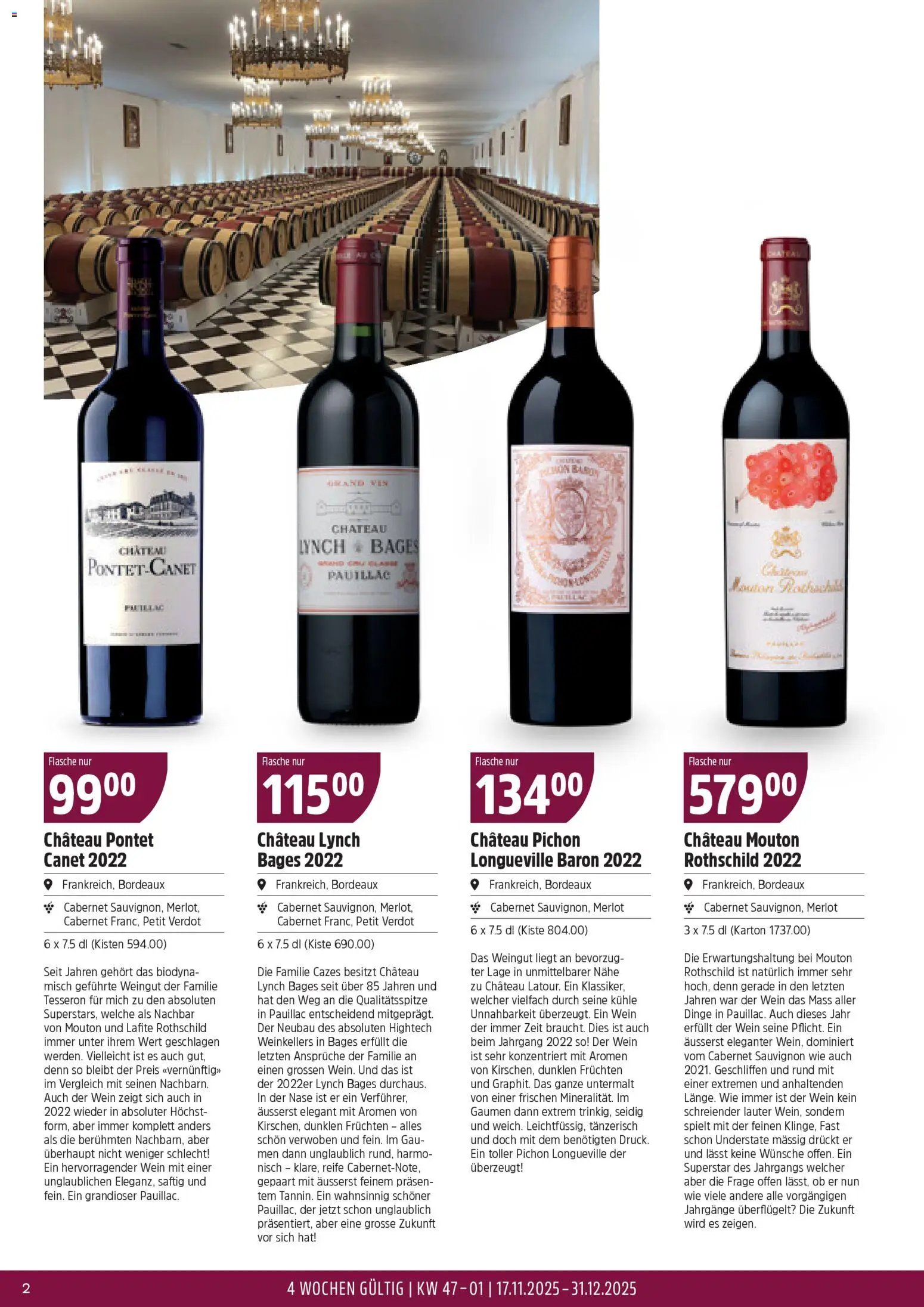 TopCC Aktionen Bordeaux (2025-11-17 - 2025-12-31) | 2