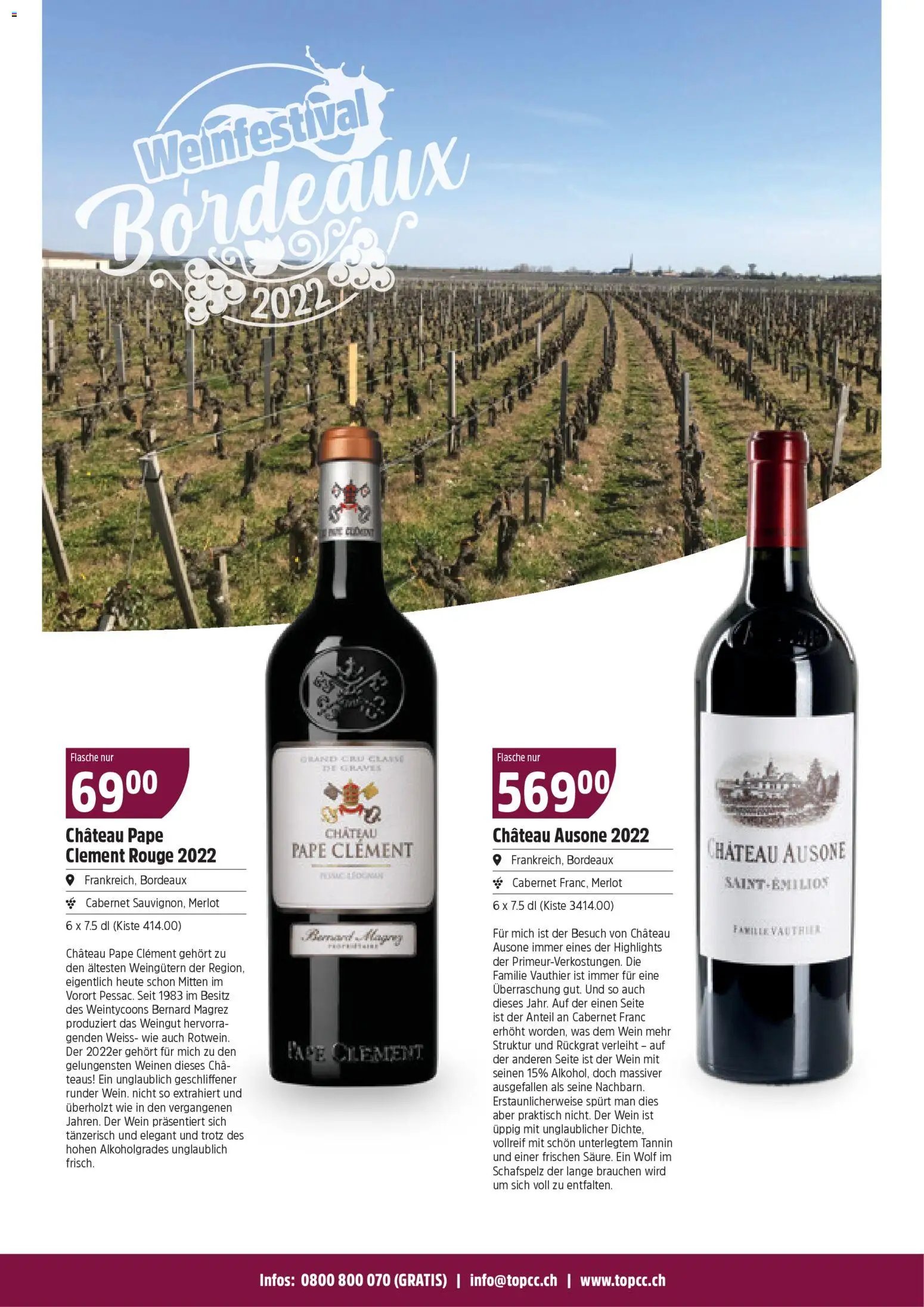 TopCC Aktionen Bordeaux (2025-11-17 - 2025-12-31) | 12