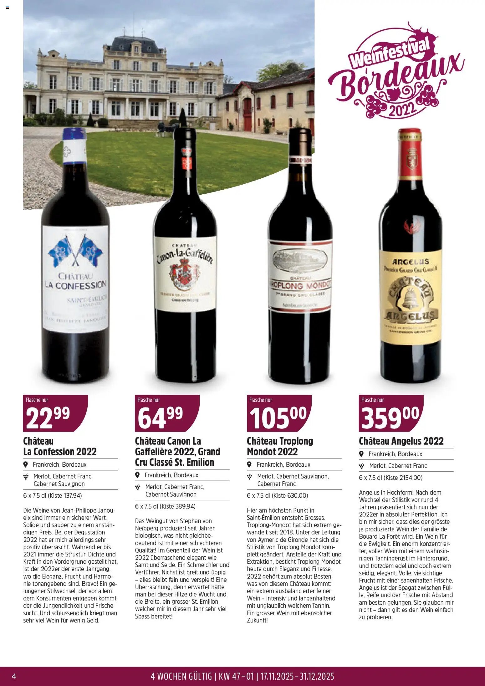 TopCC Aktionen Bordeaux (2025-11-17 - 2025-12-31) | 4