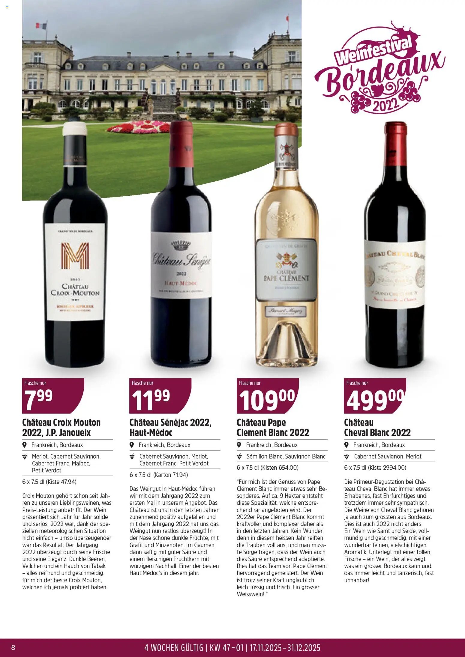 TopCC Aktionen Bordeaux (2025-11-17 - 2025-12-31) | 8