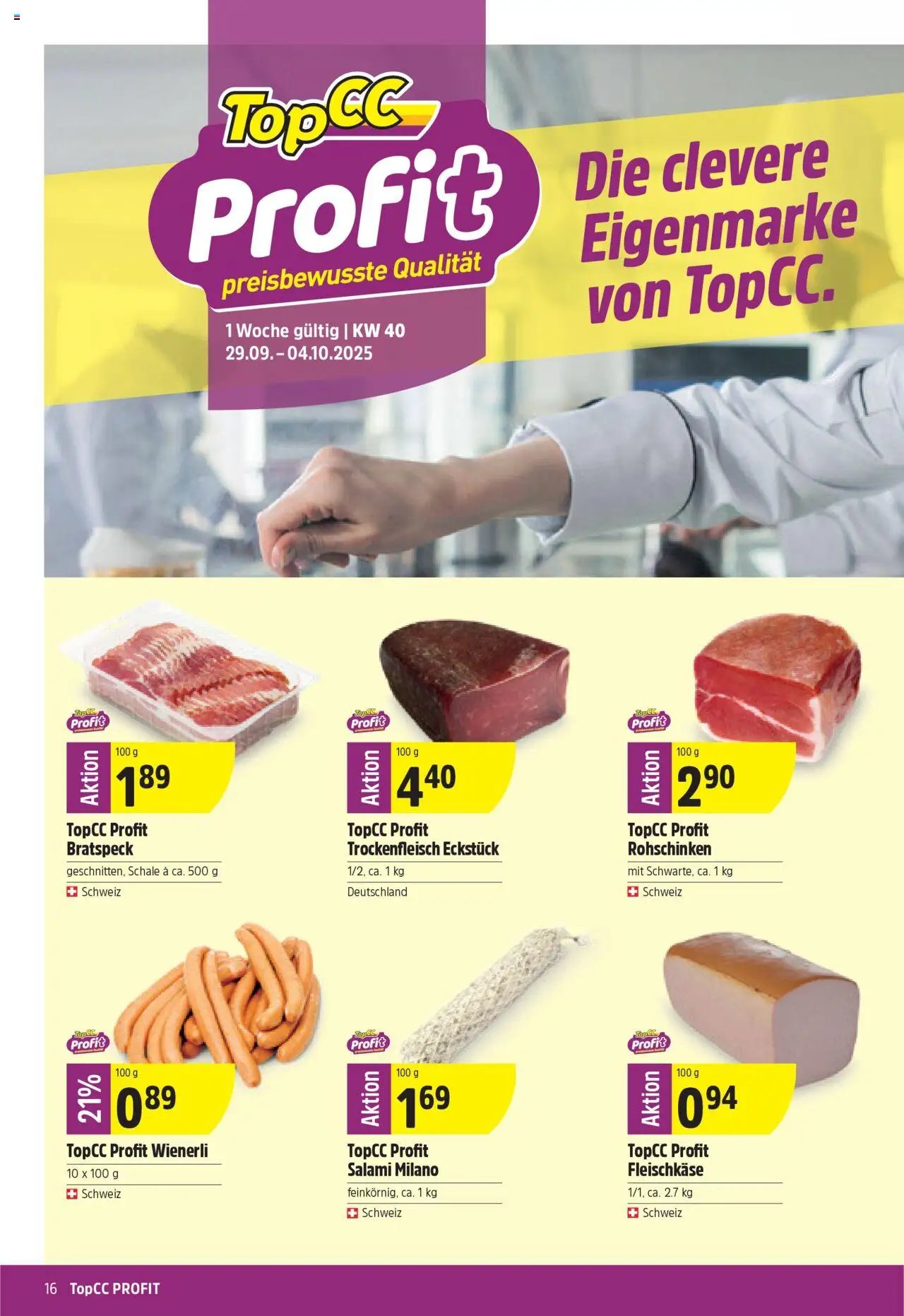 TopCC Aktionen (2025-09-29 - 2025-10-04)