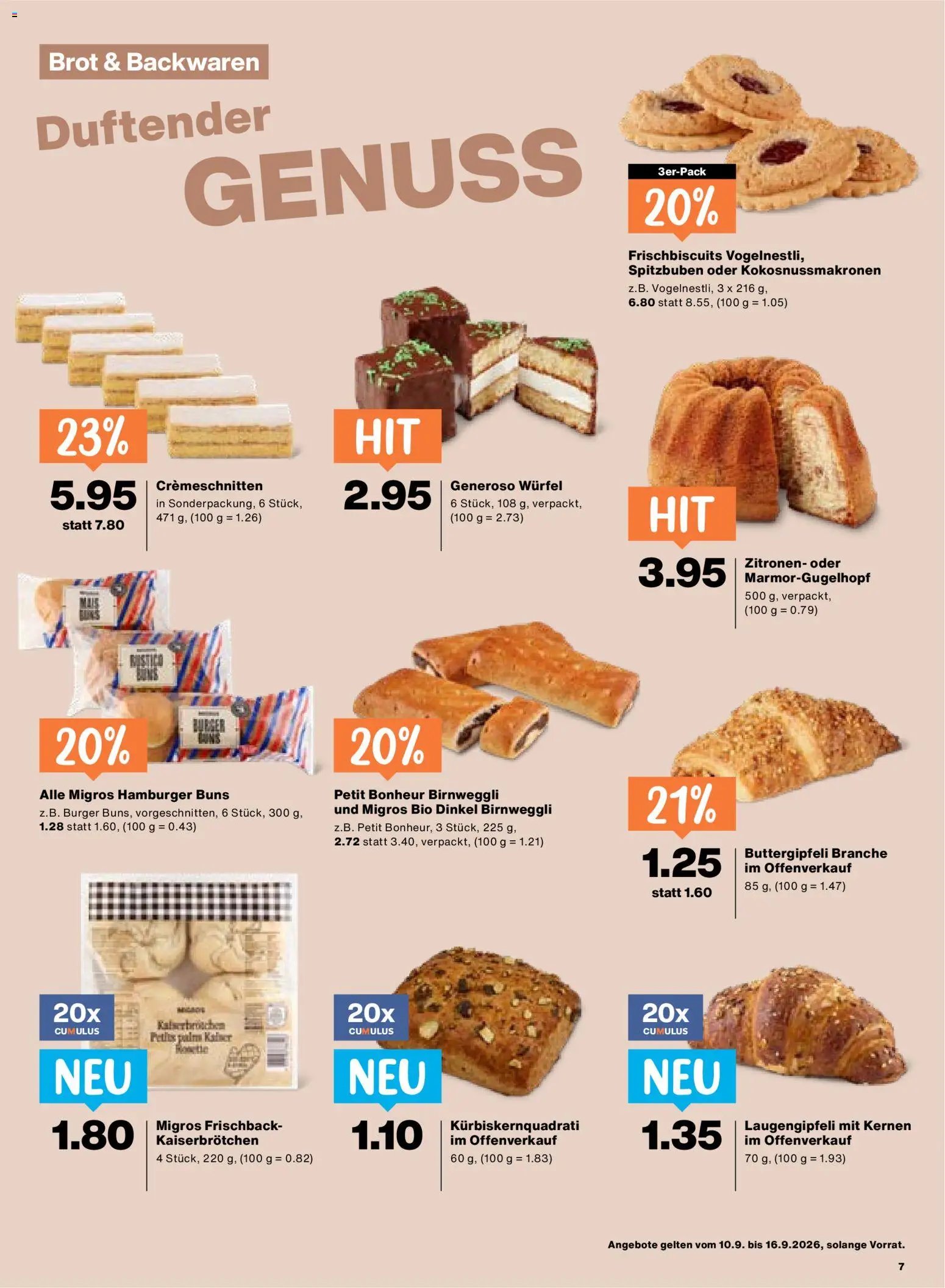 Migros aktionen