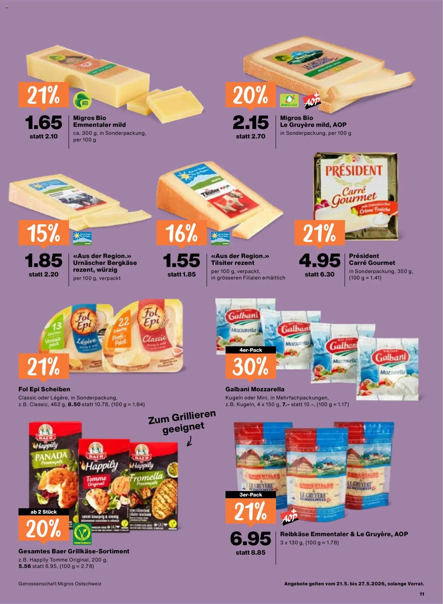 Migros aktionen (2026-05-21 - 2026-05-27)