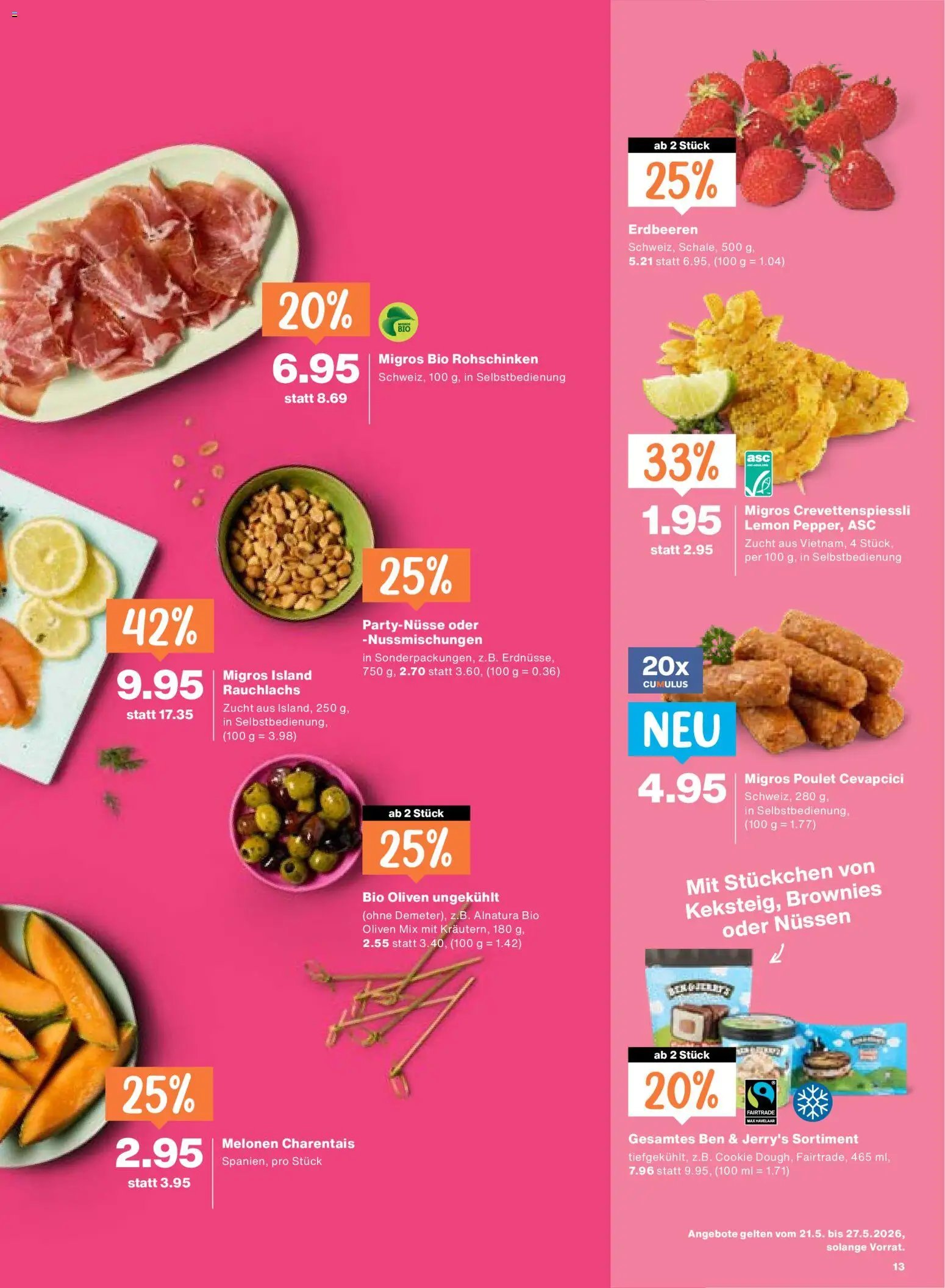 Migros aktionen (2026-05-21 - 2026-05-27)
