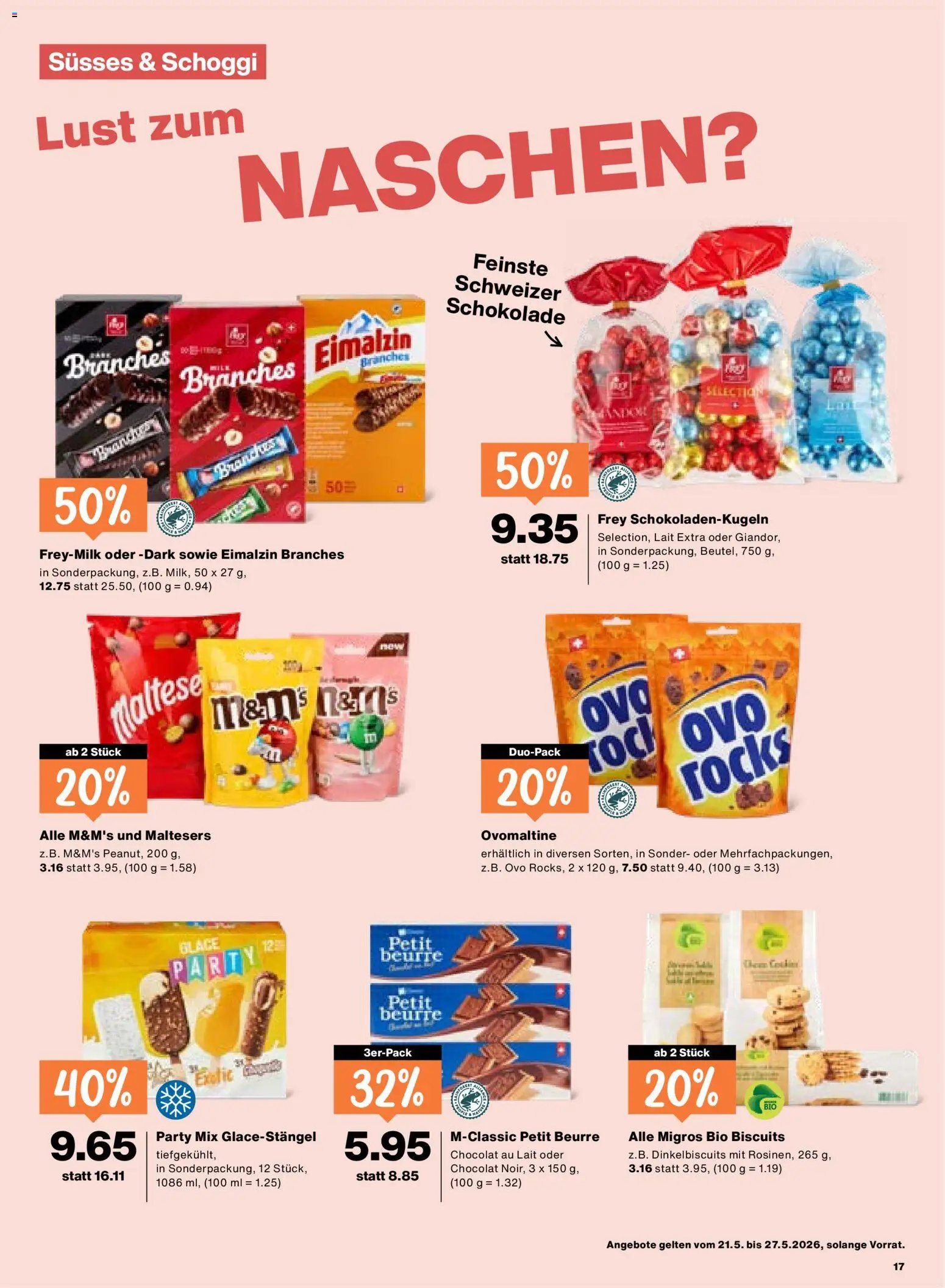 Migros aktionen (2026-05-21 - 2026-05-27)