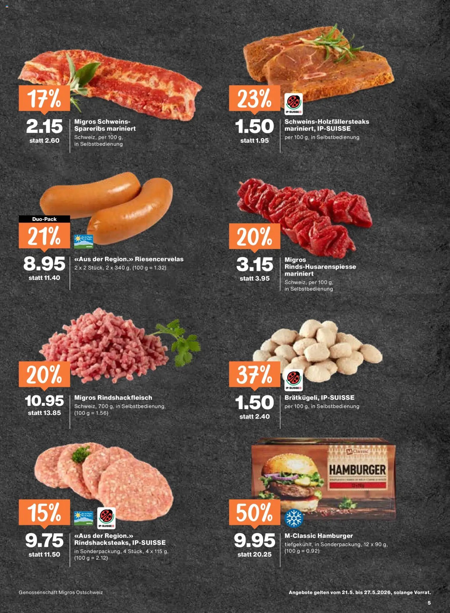 Migros aktionen (2026-05-21 - 2026-05-27)