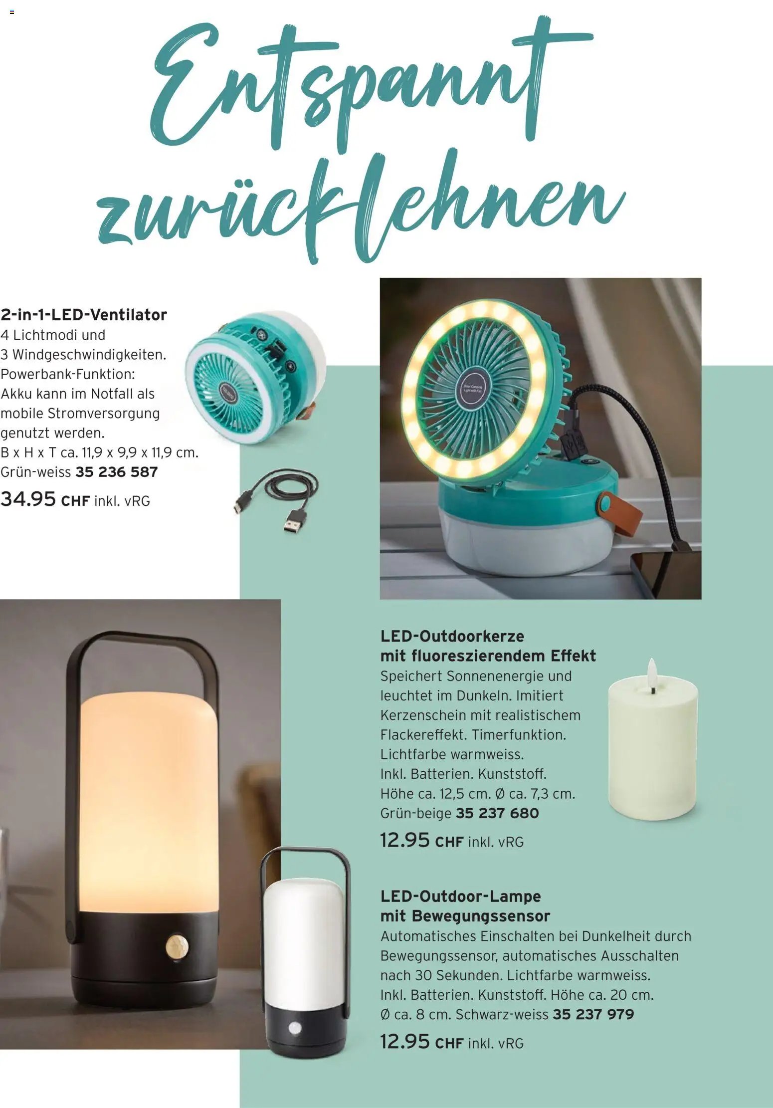 Tchibo aktionen Draußen kochen