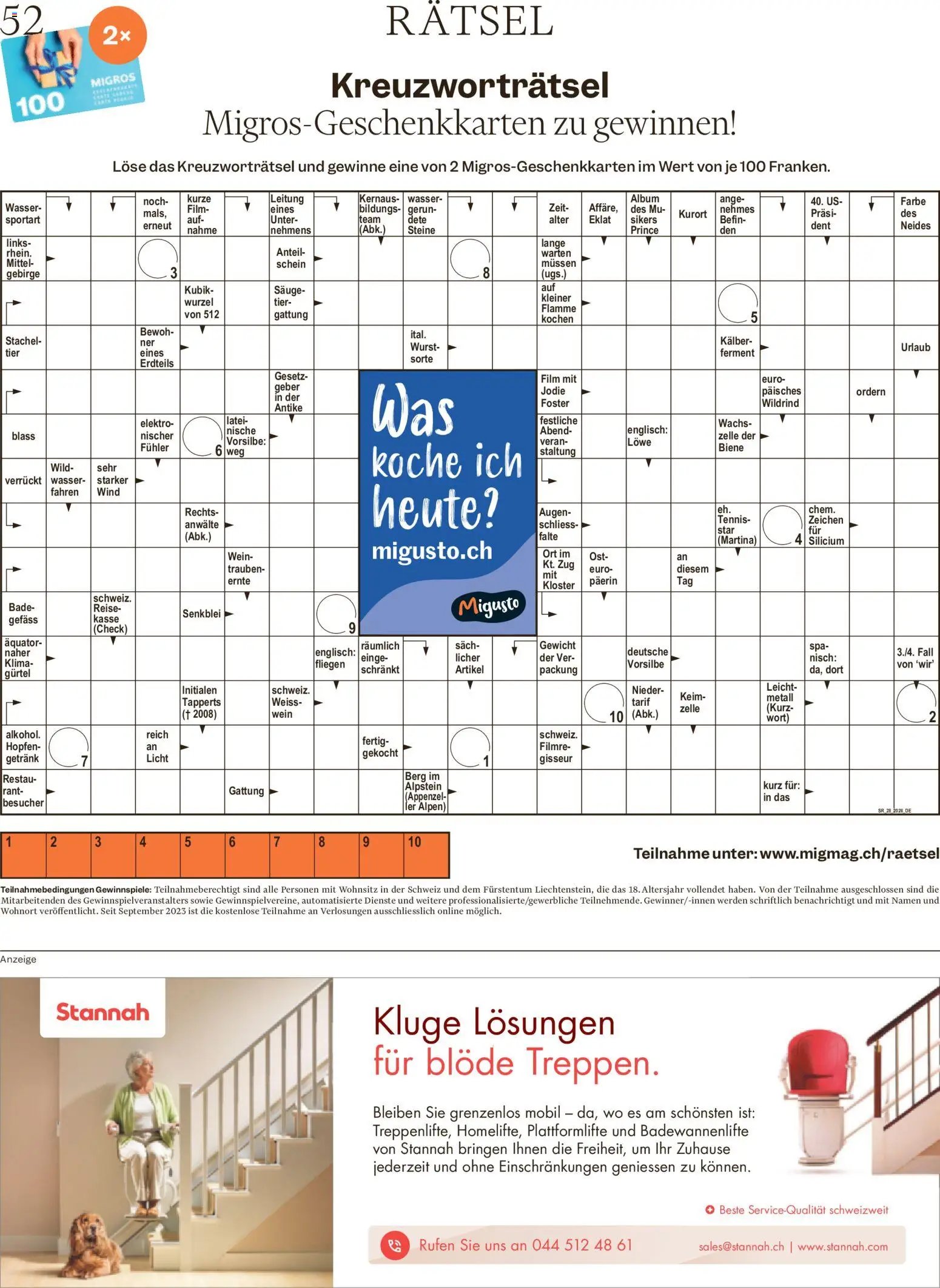 Migros aktionen Magazin