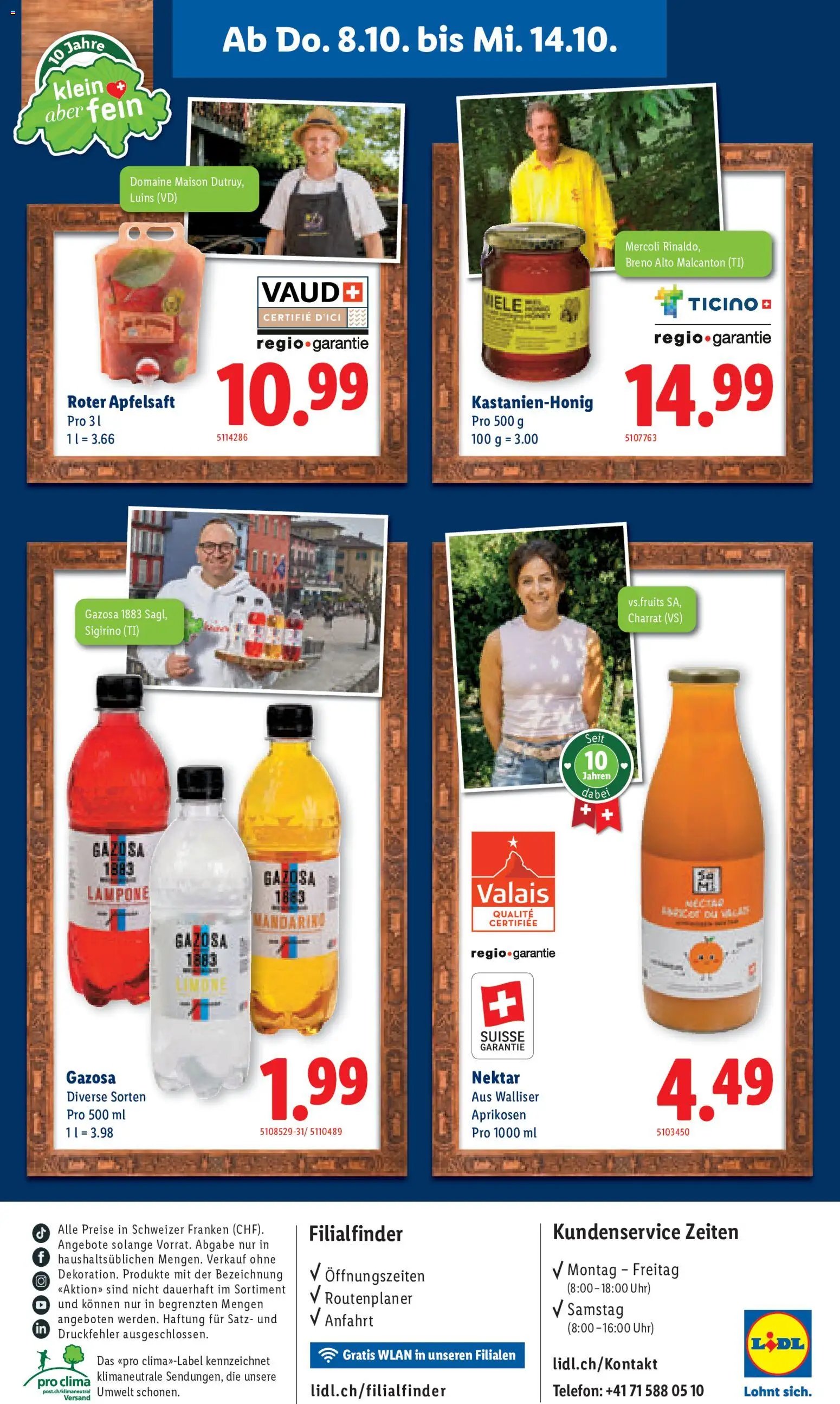 Lidl aktionen Feinste Schweizer Spezialitäten