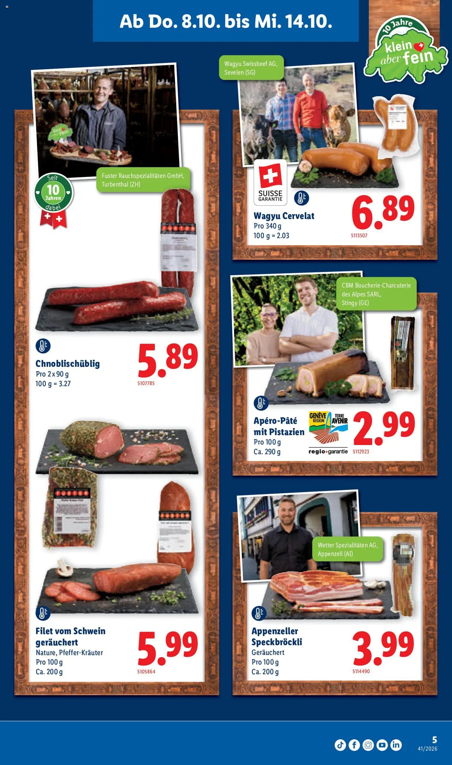 Lidl aktionen Feinste Schweizer Spezialitäten