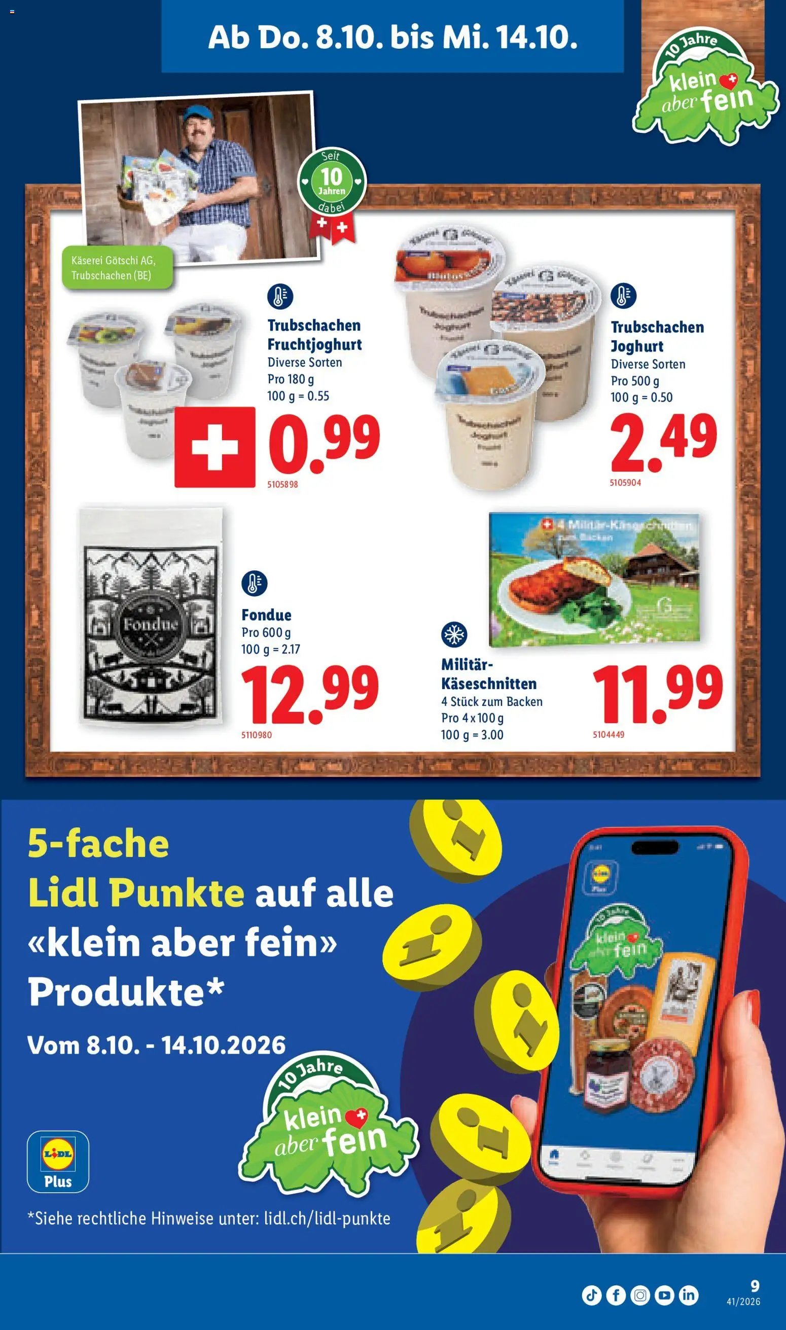 Lidl aktionen Feinste Schweizer Spezialitäten