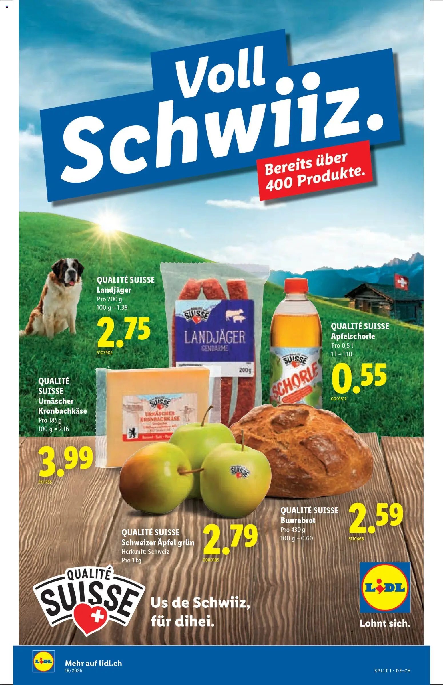 Lidl aktionen Qualité Suisse (2026-04-30 - 2026-05-06)