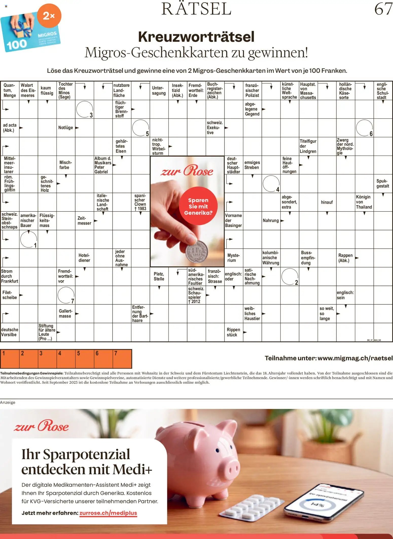 Migros aktionen Magazin