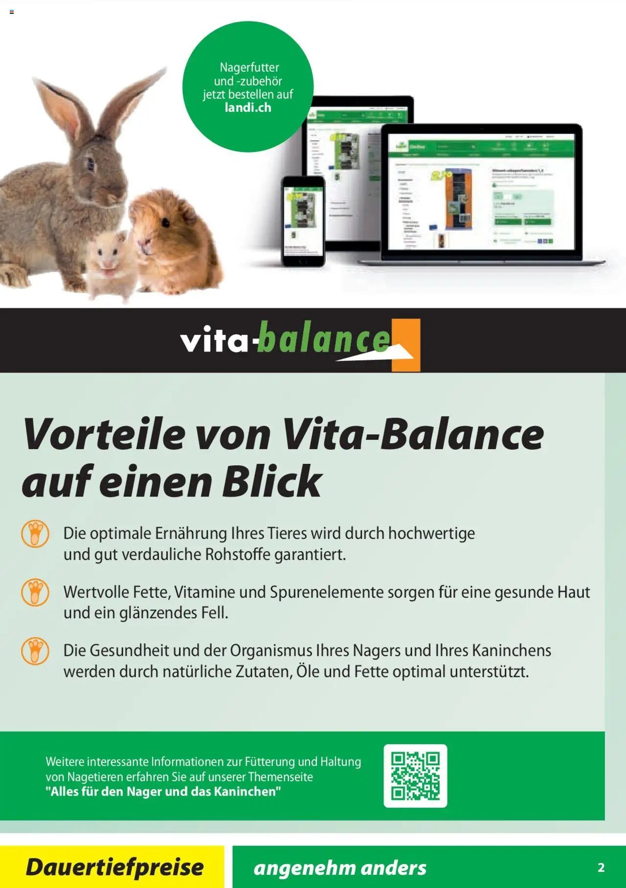 Landi Aktionen Nager / Vita-Balance (2025-01-02 - 2025-12-31) | 2