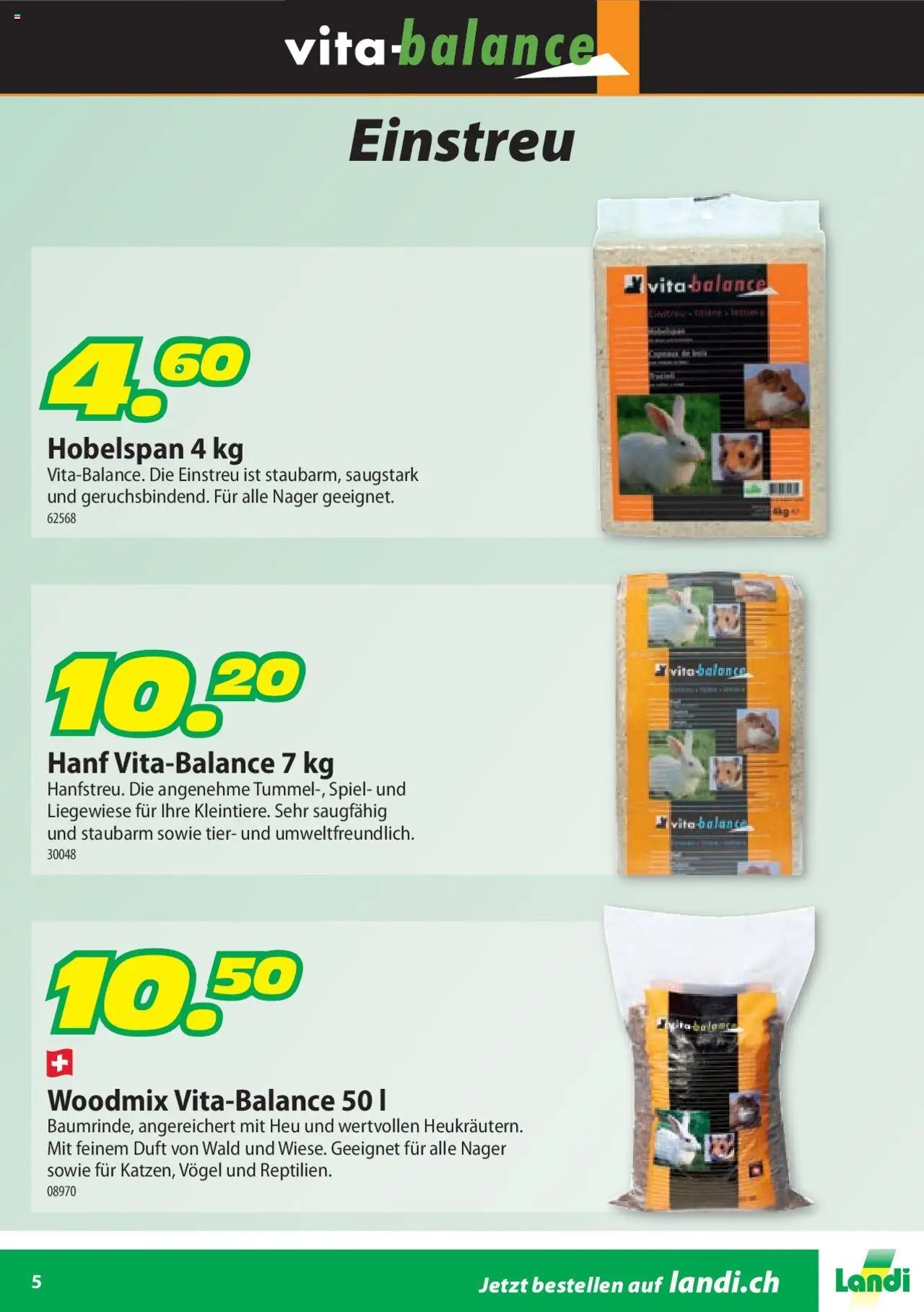 Landi Aktionen Nager / Vita-Balance (2025-01-02 - 2025-12-31) | 5
