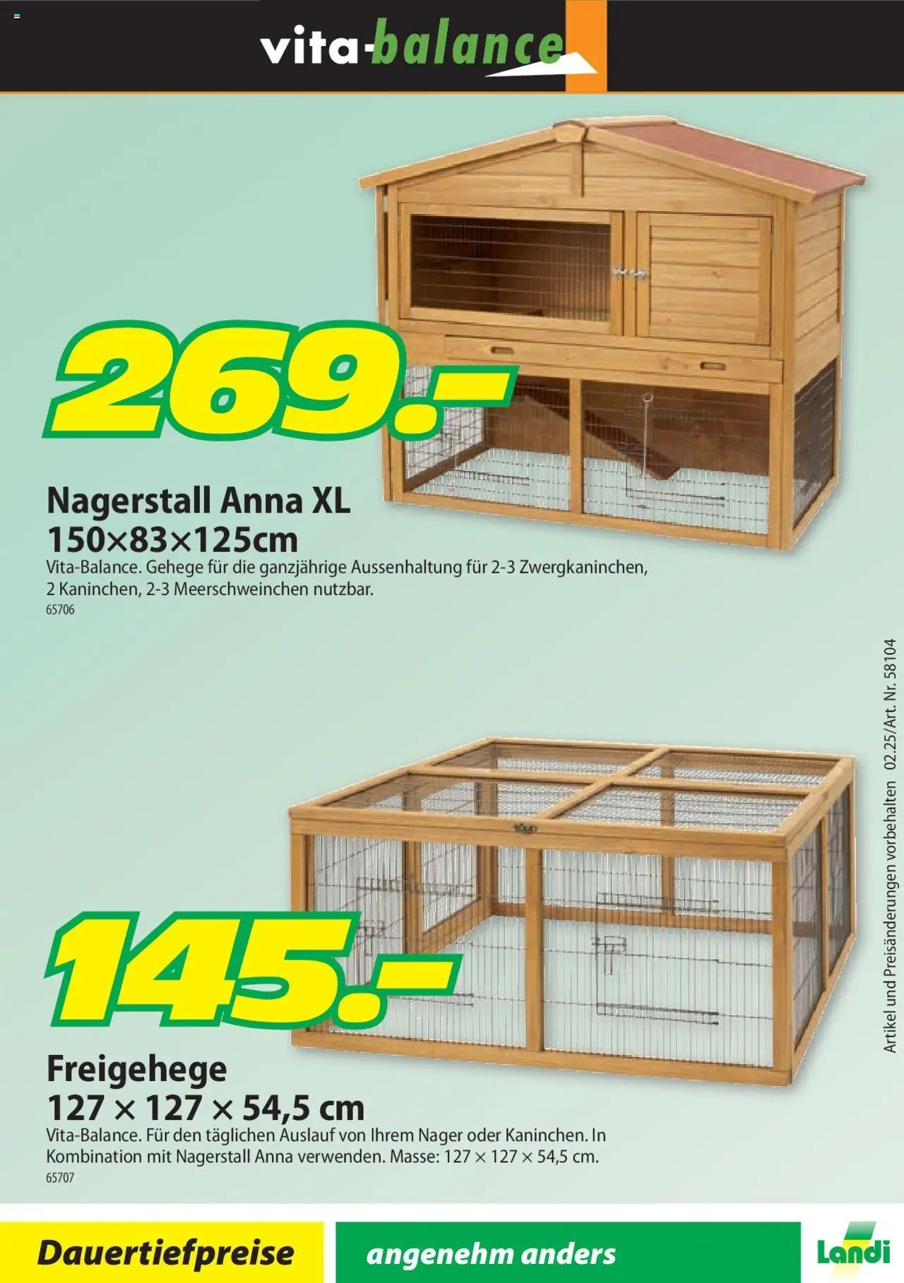 Landi Aktionen Nager / Vita-Balance (2025-01-02 - 2025-12-31) | 8