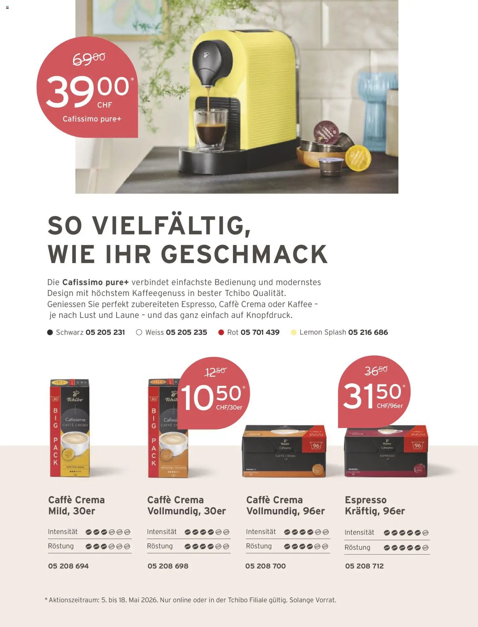 Tchibo aktionen (2026-05-12 - 2026-05-31) | 162