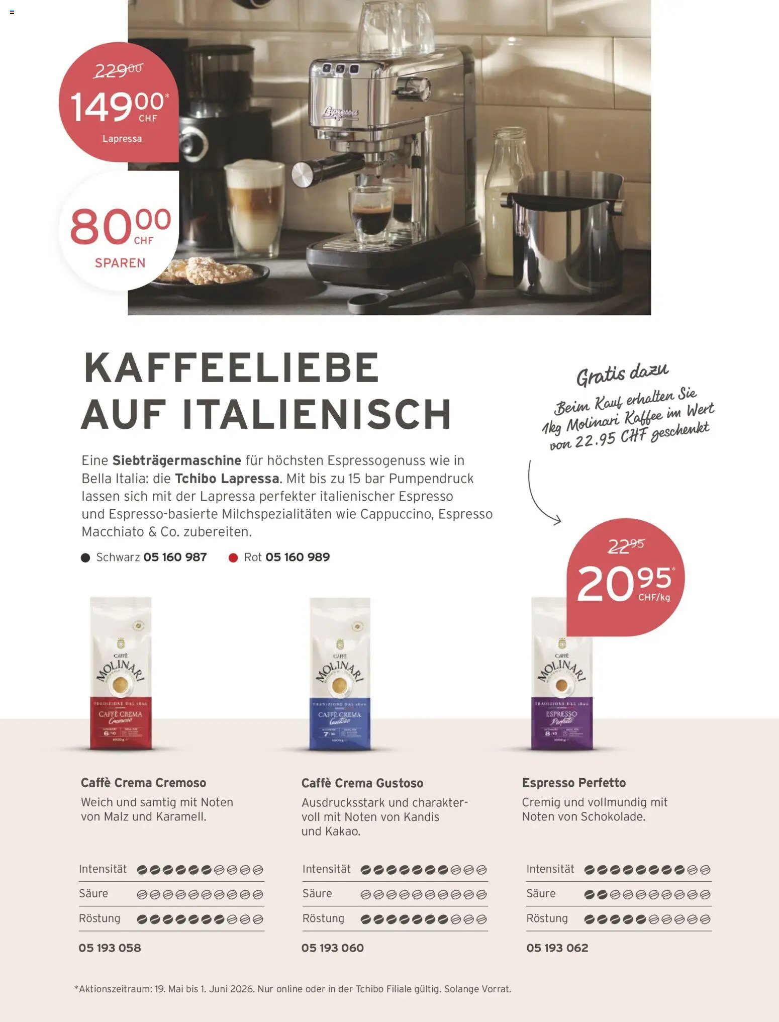 Tchibo aktionen (2026-05-12 - 2026-05-31) | 165