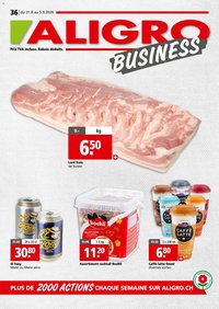 Aligro aktionen Business Chavannes, Matran, Genève, Sion