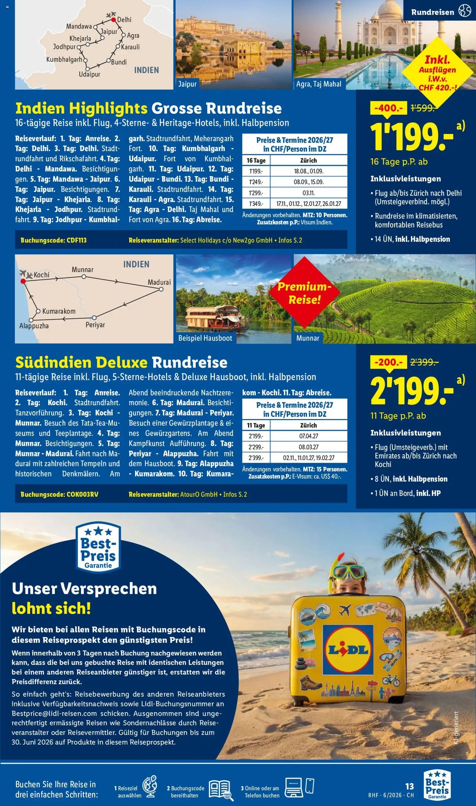 Lidl Aktionen Reisen