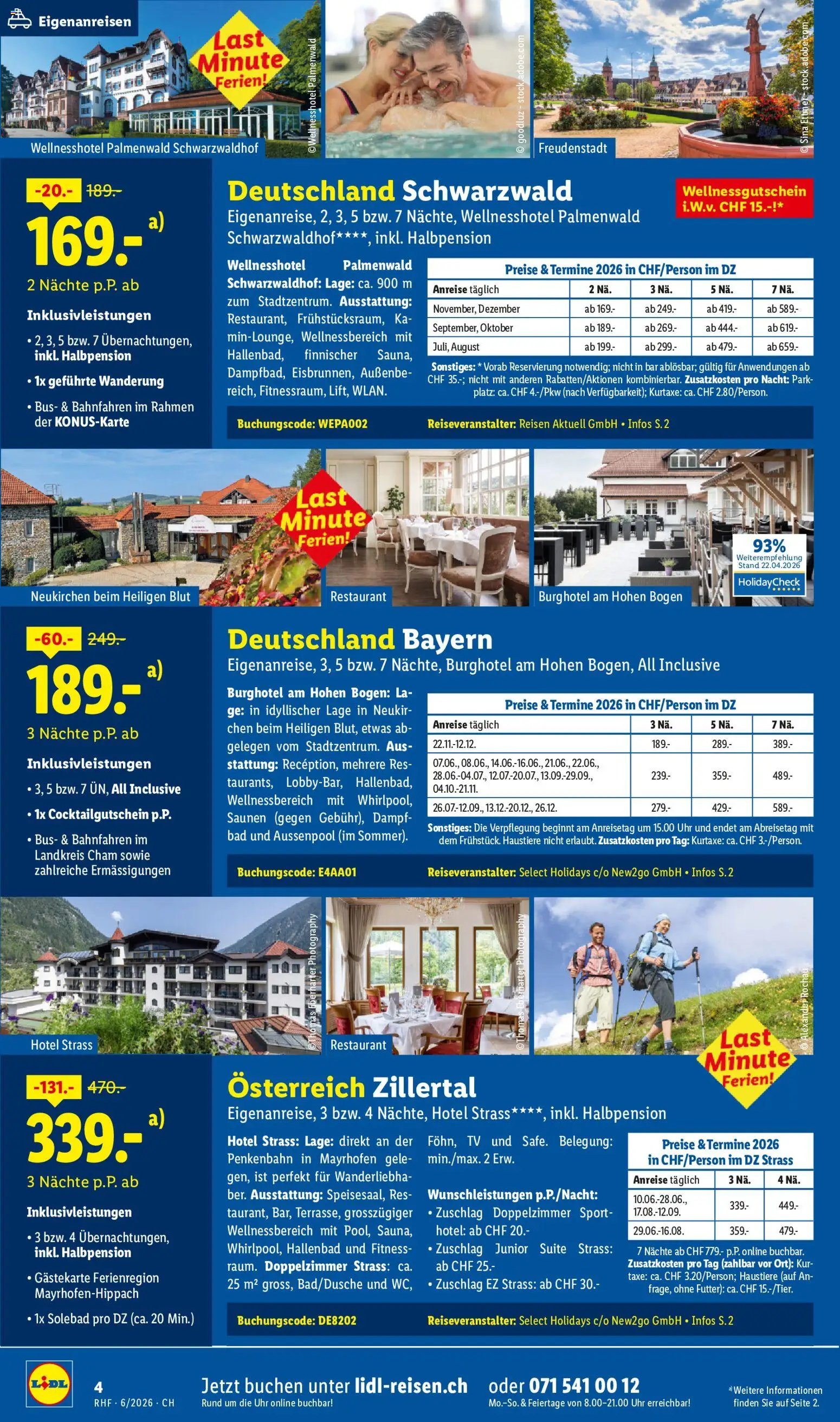 Lidl Aktionen Reisen