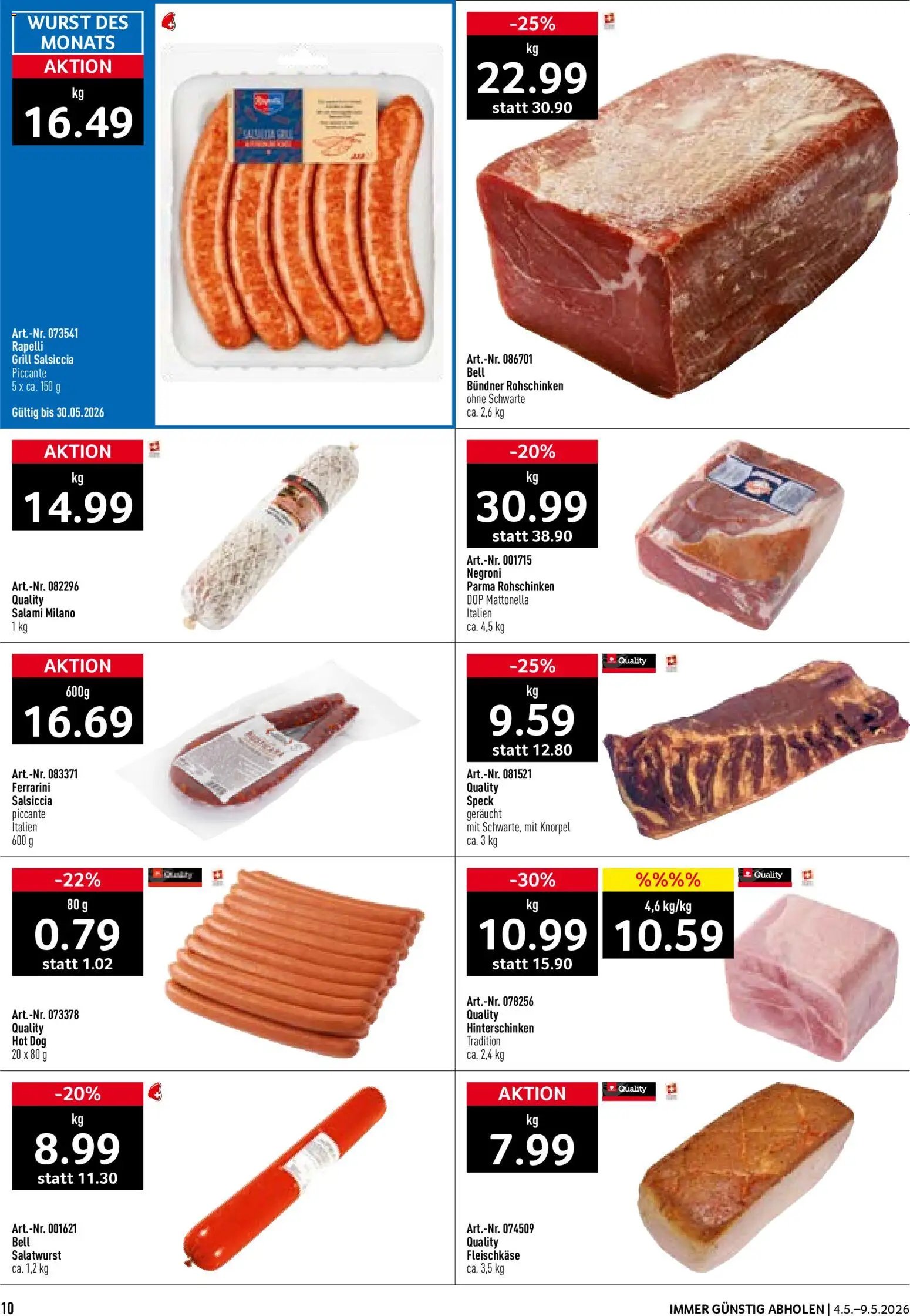 Prodega aktionen (2026-05-04 - 2026-05-09) | 10