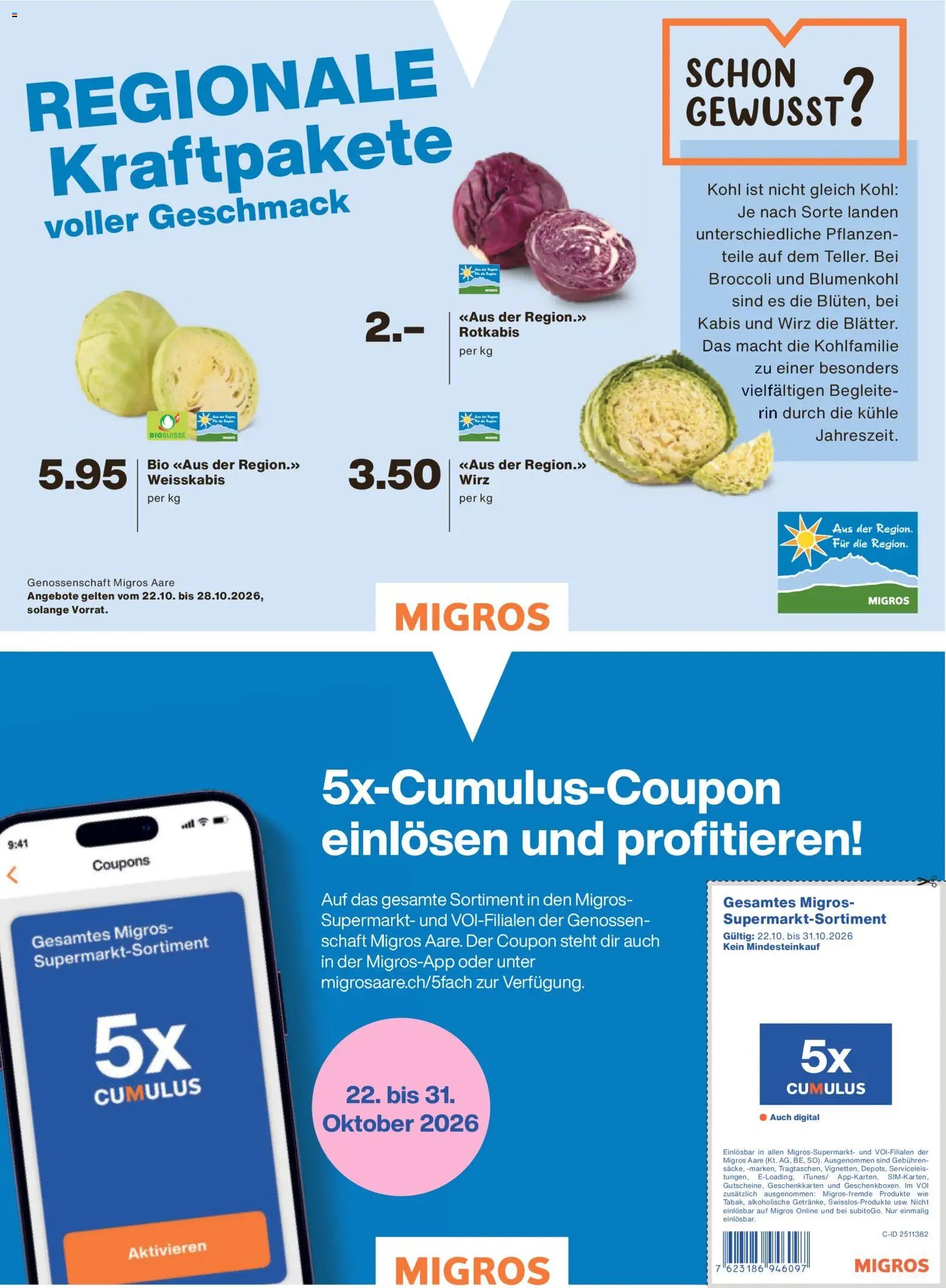 Migros aktionen Magazine
