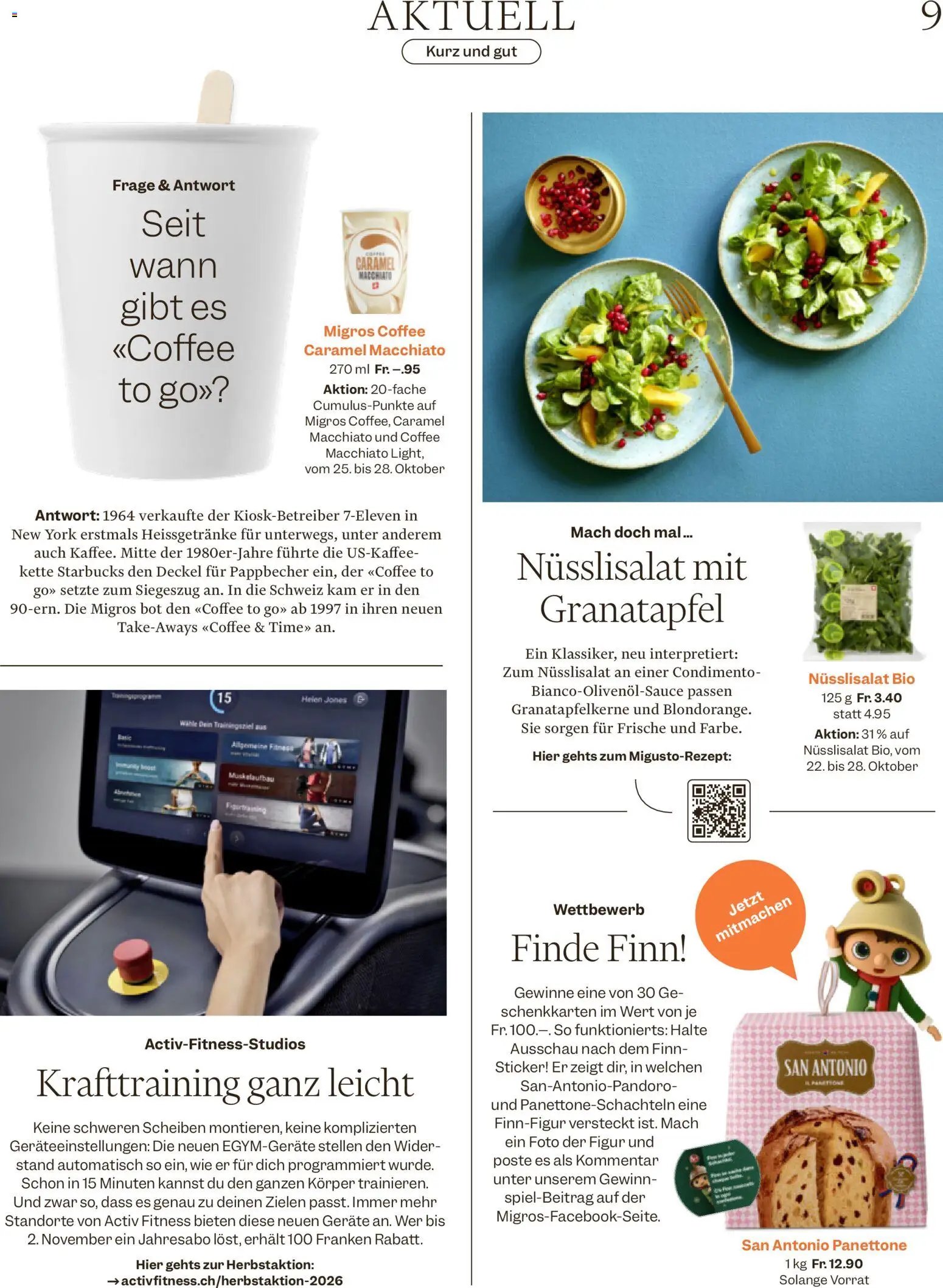 Migros aktionen Magazine