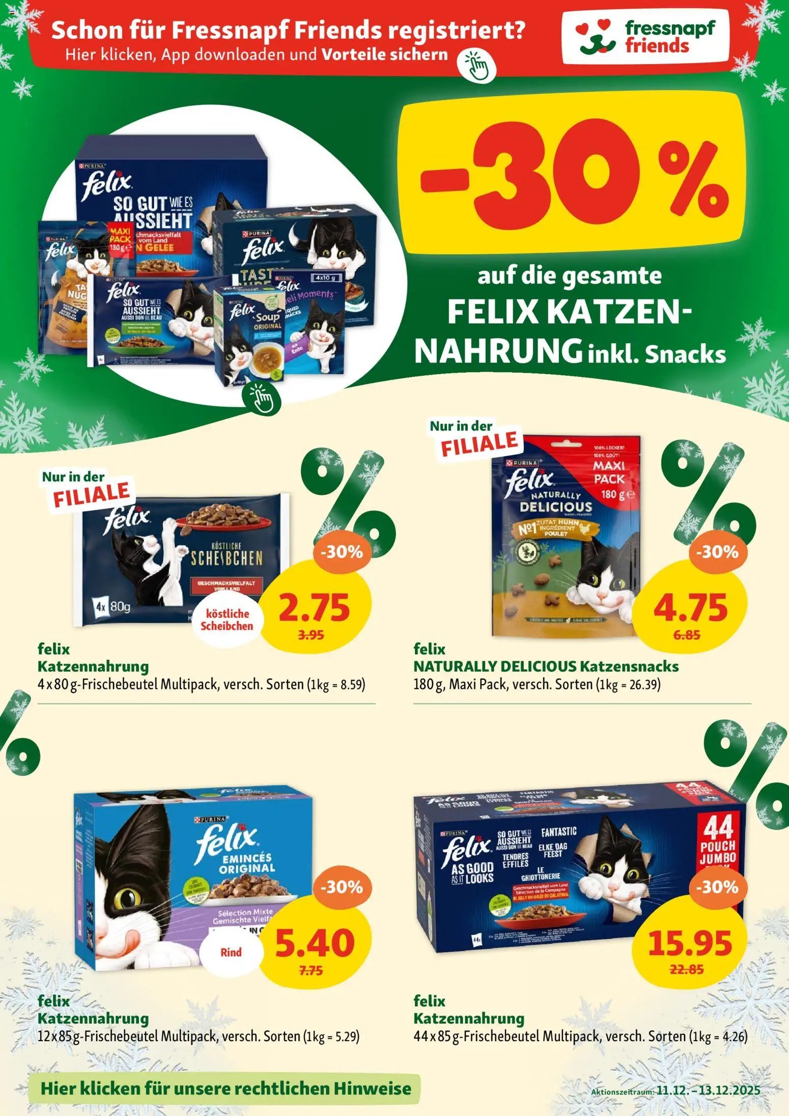 Fressnapf Aktionen (2025-12-11 - 2025-12-13) | 5