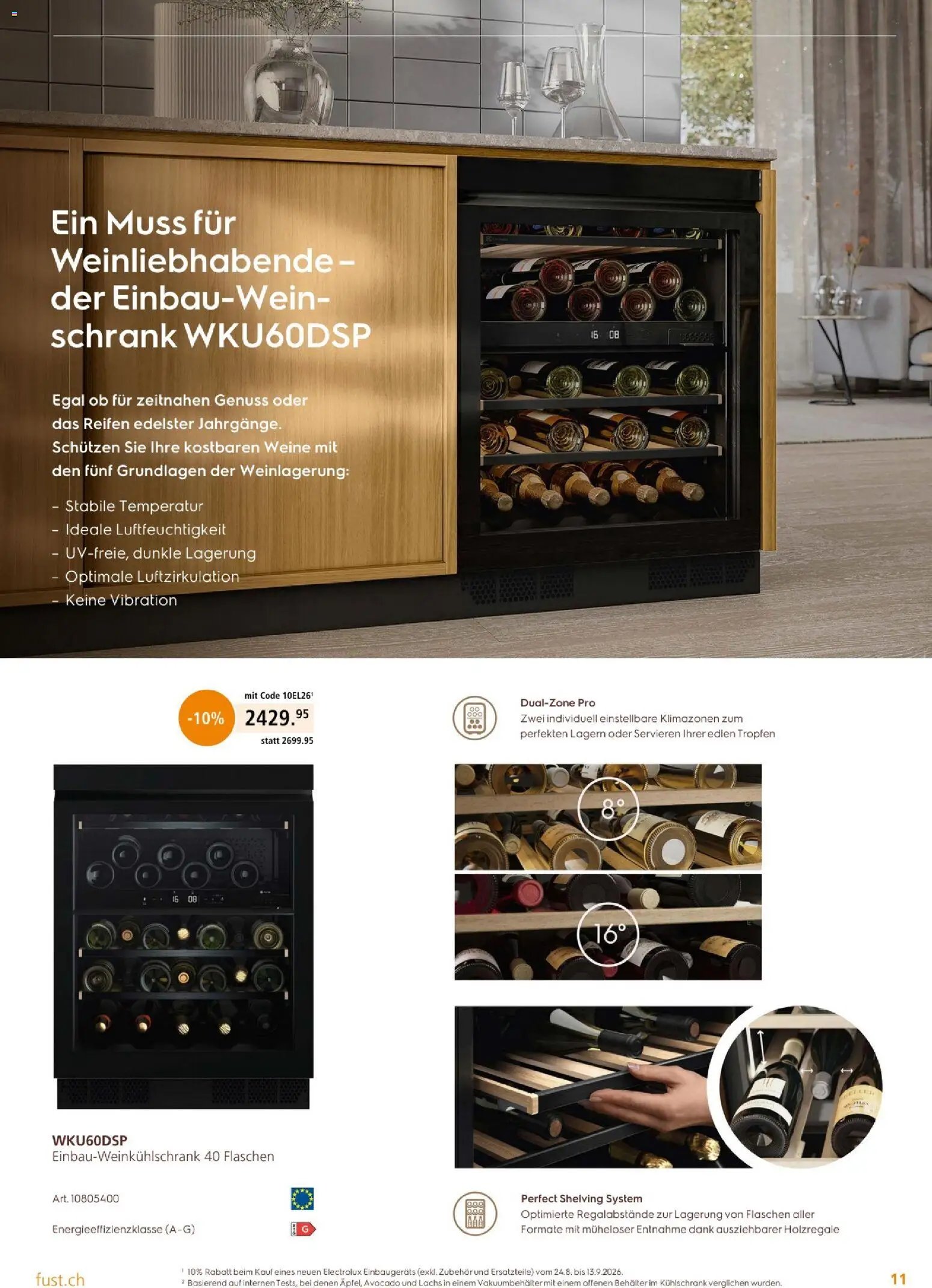 Fust aktionen Einbau