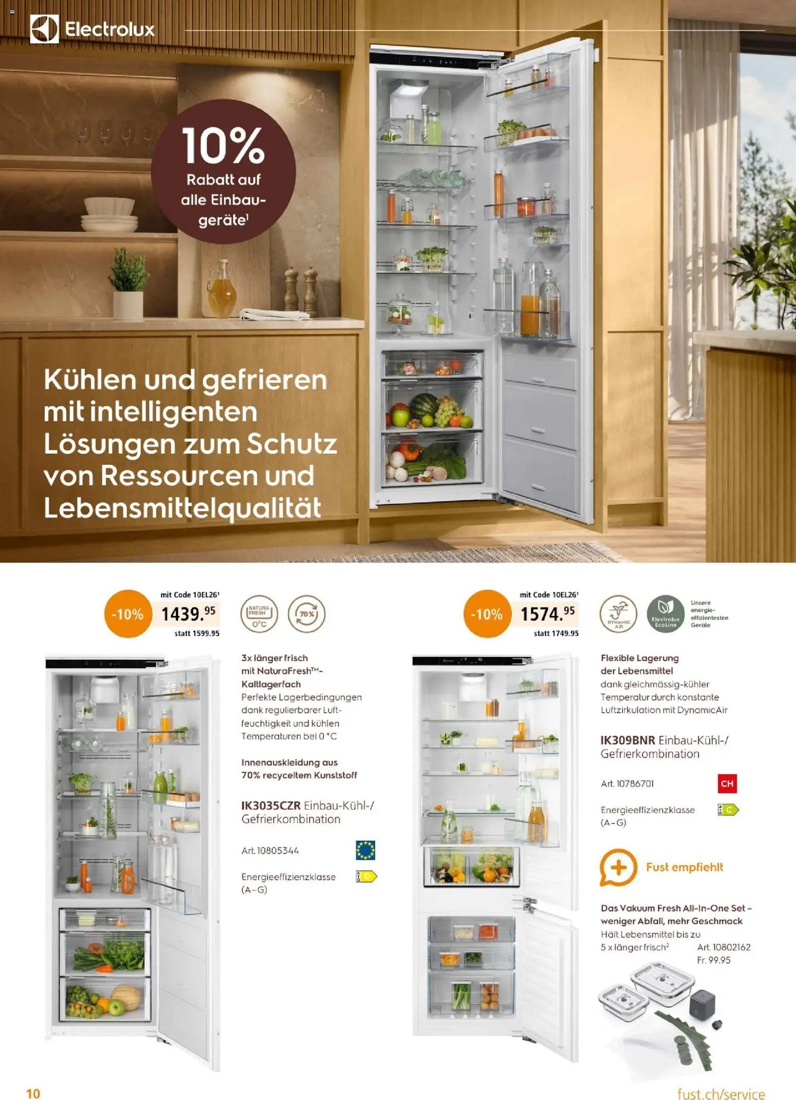 Fust aktionen Einbau