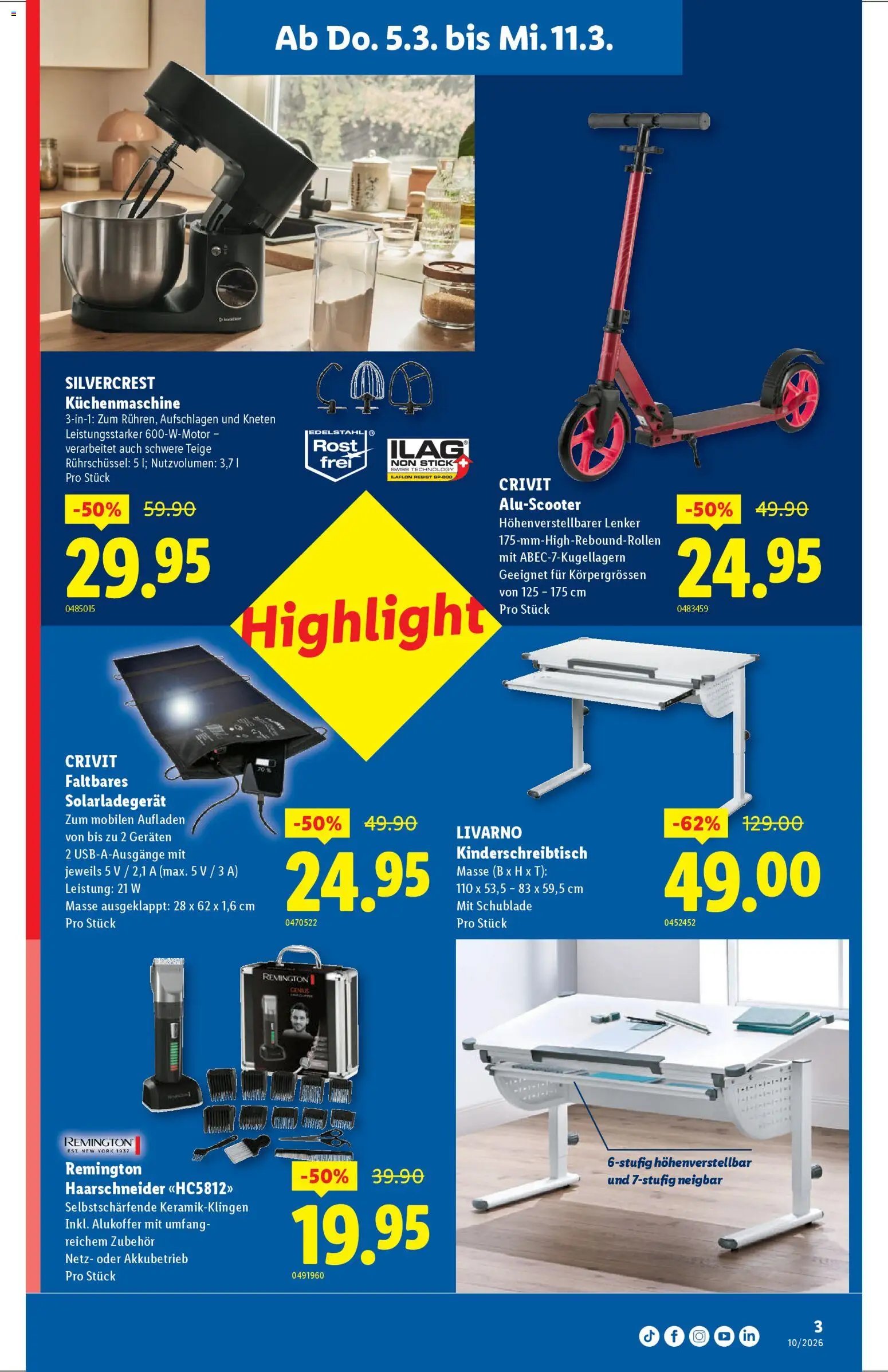 Lidl Aktionen Neueröffnung Zürich (2026-03-05 - 2026-03-11) | 3