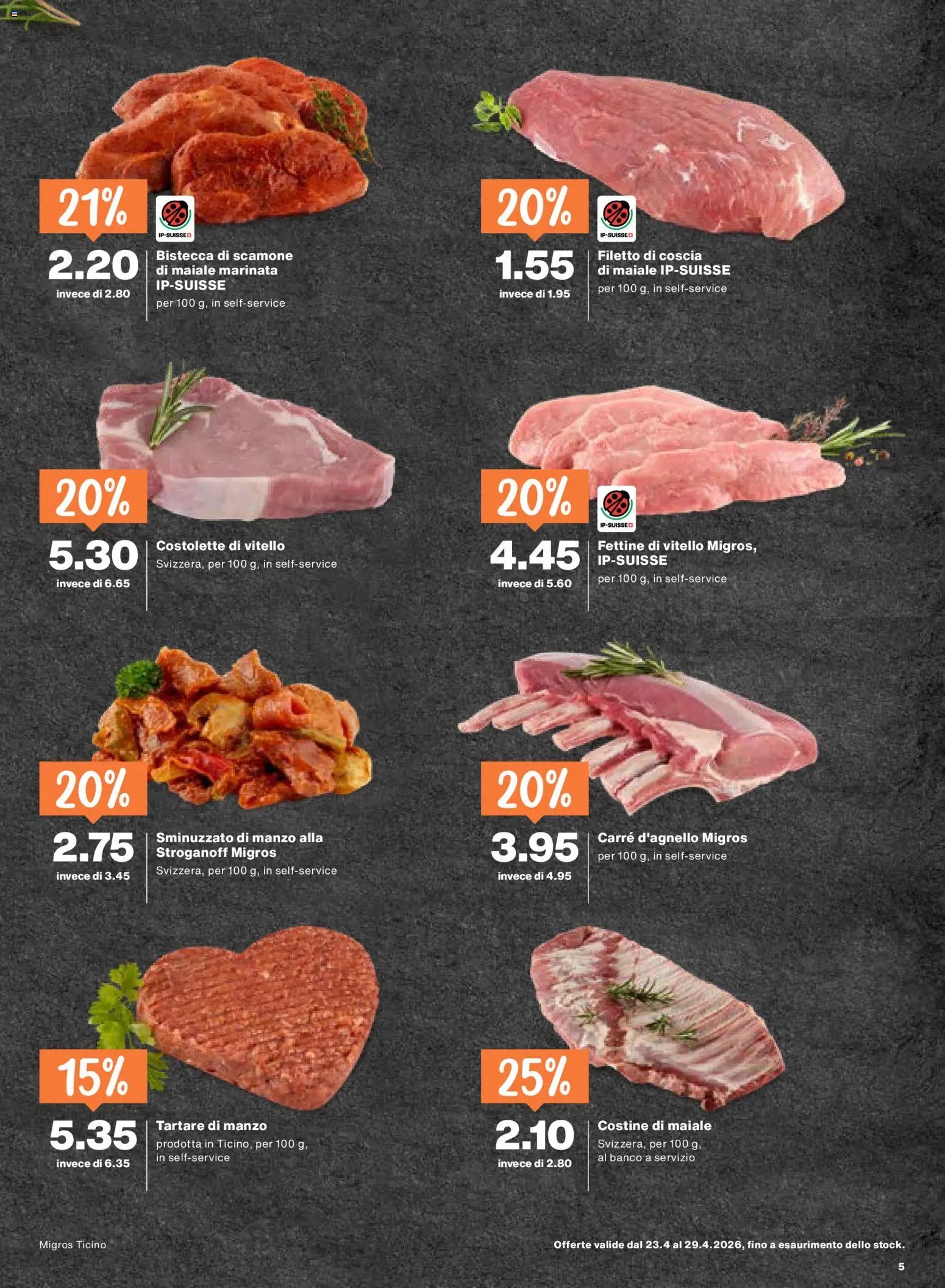 Migros aktionen IT (2026-04-23 - 2026-04-29)