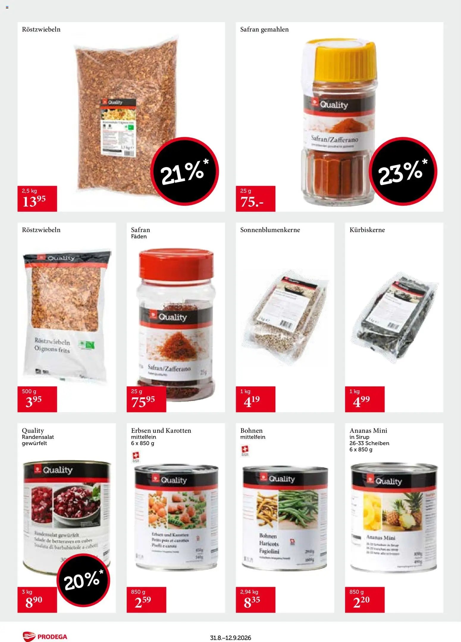 Prodega aktionen Transgourmet Quality