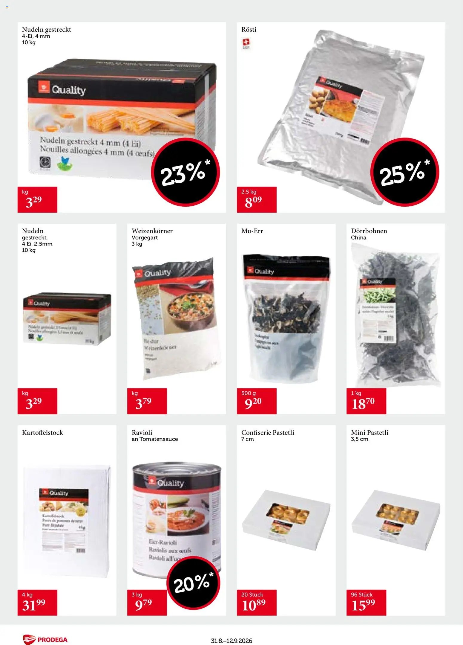 Prodega aktionen Transgourmet Quality