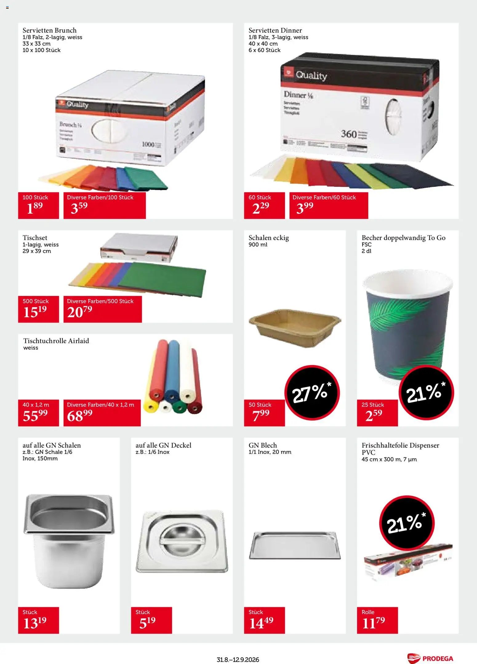 Prodega aktionen Transgourmet Quality