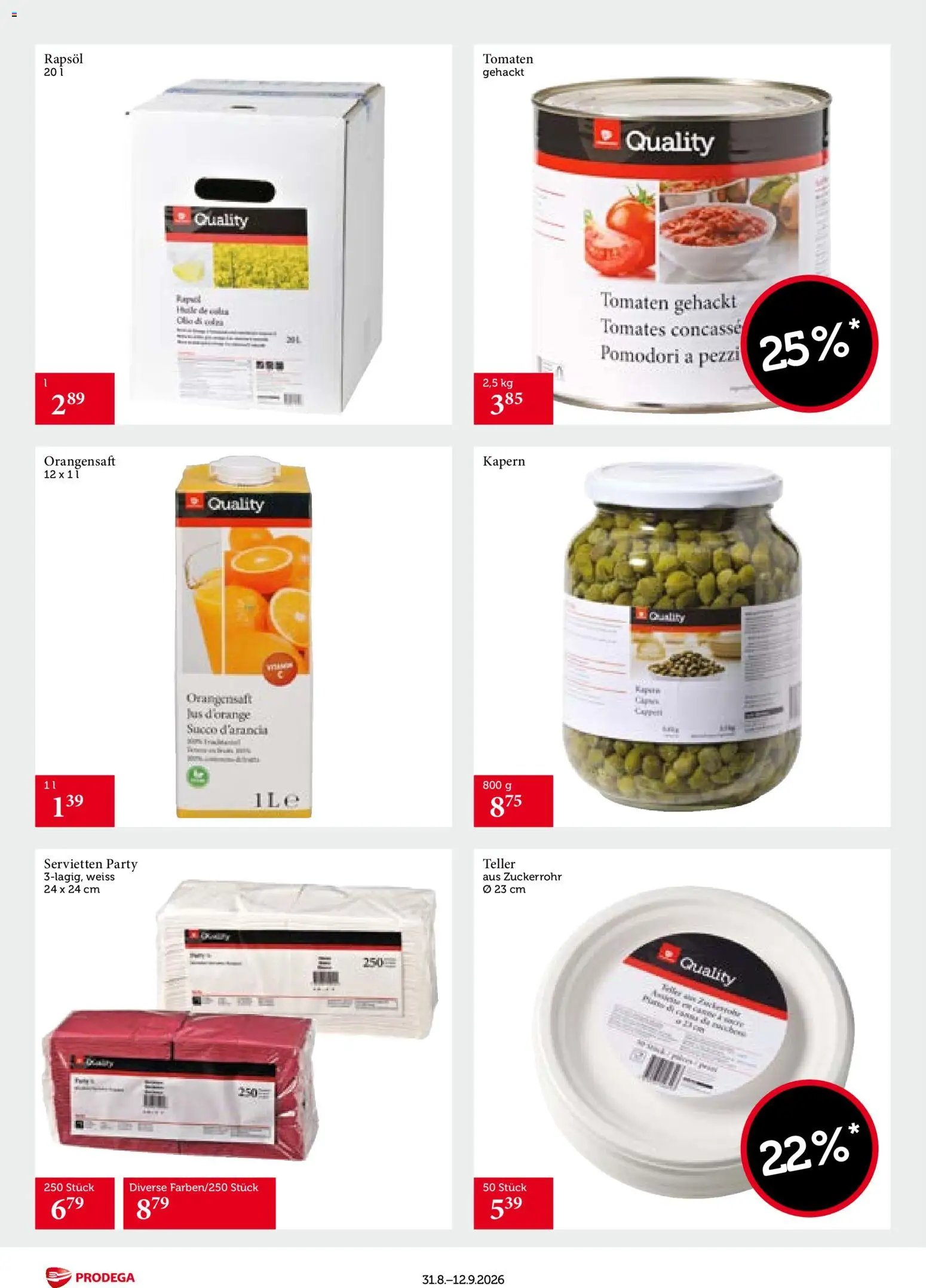 Prodega aktionen Transgourmet Quality