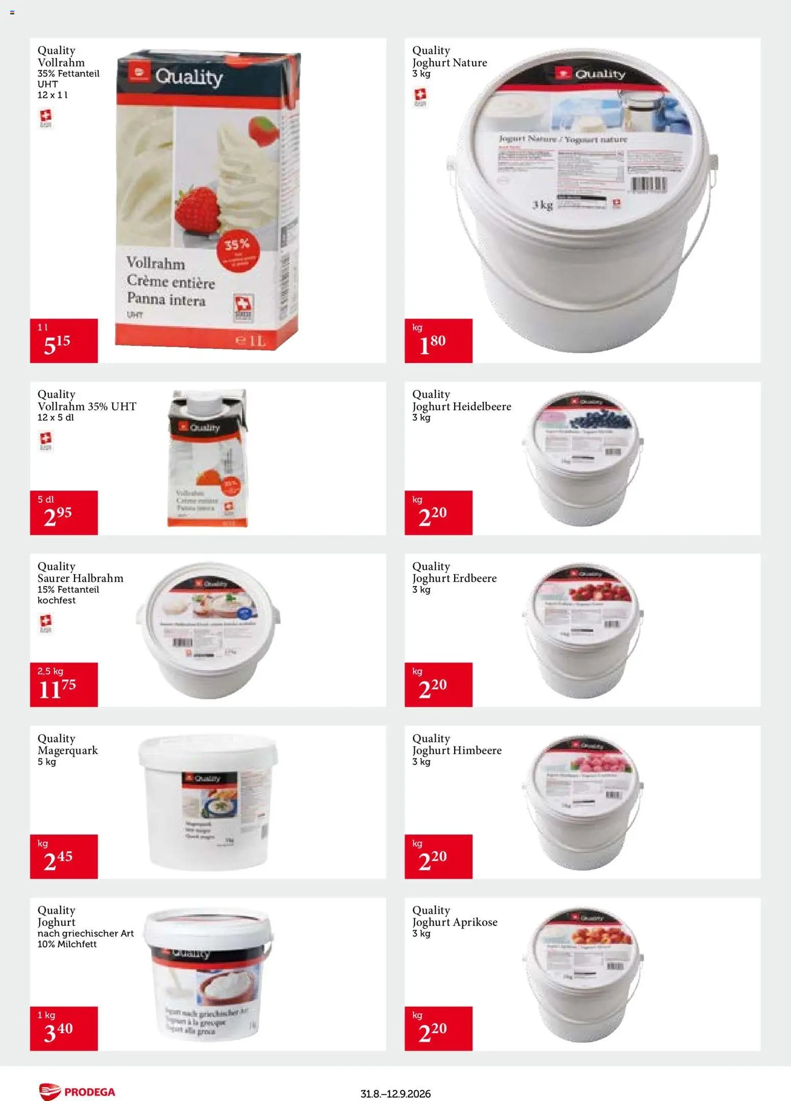 Prodega aktionen Transgourmet Quality