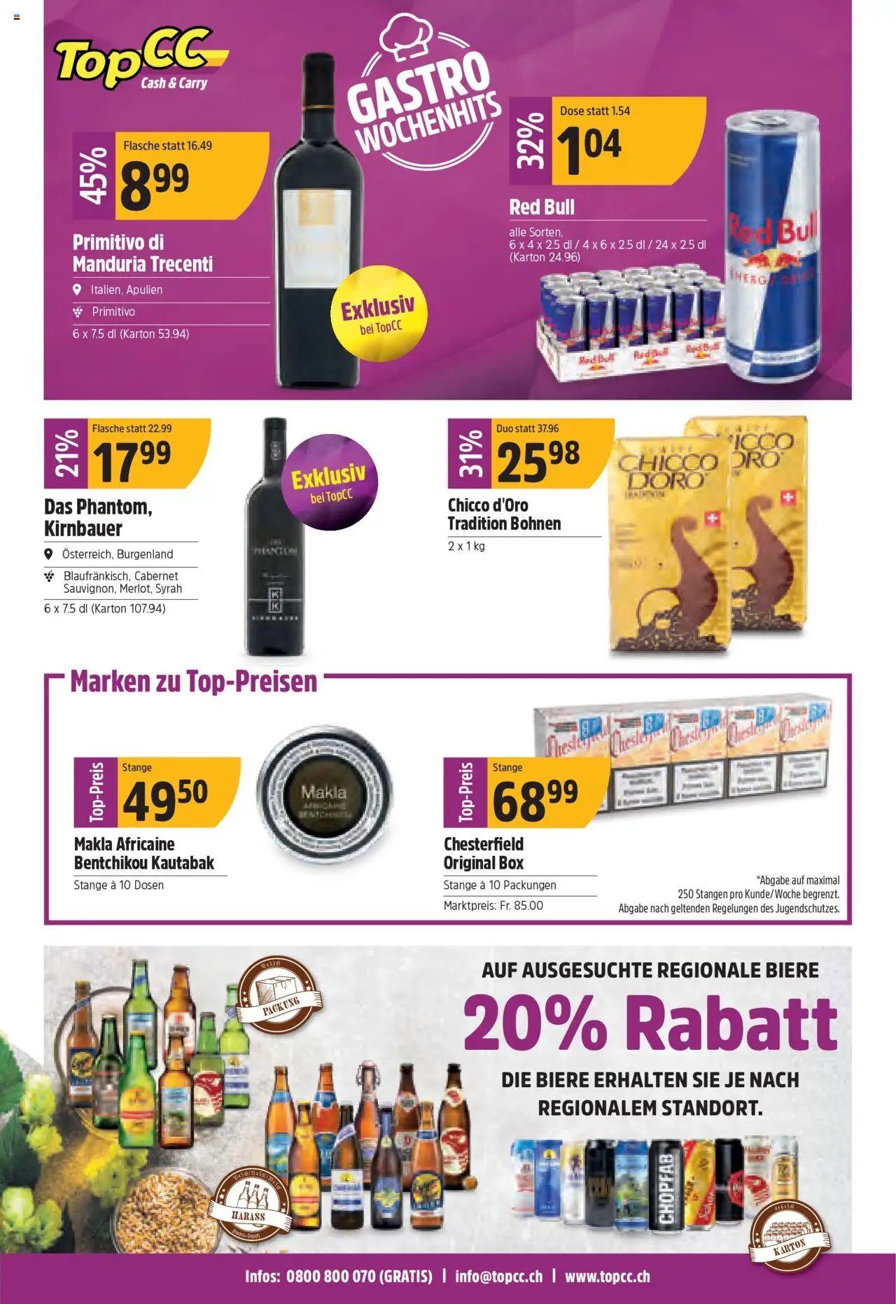 TopCC Aktionen (2025-08-25 - 2025-08-30)