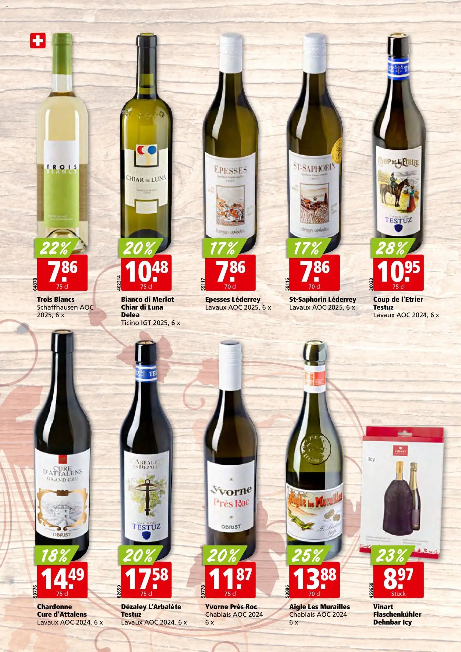 Aligro aktionen Wein Schlieren, Gossau SG, Frauenfeld, Rapperswil-Jona, Sargans, Bern