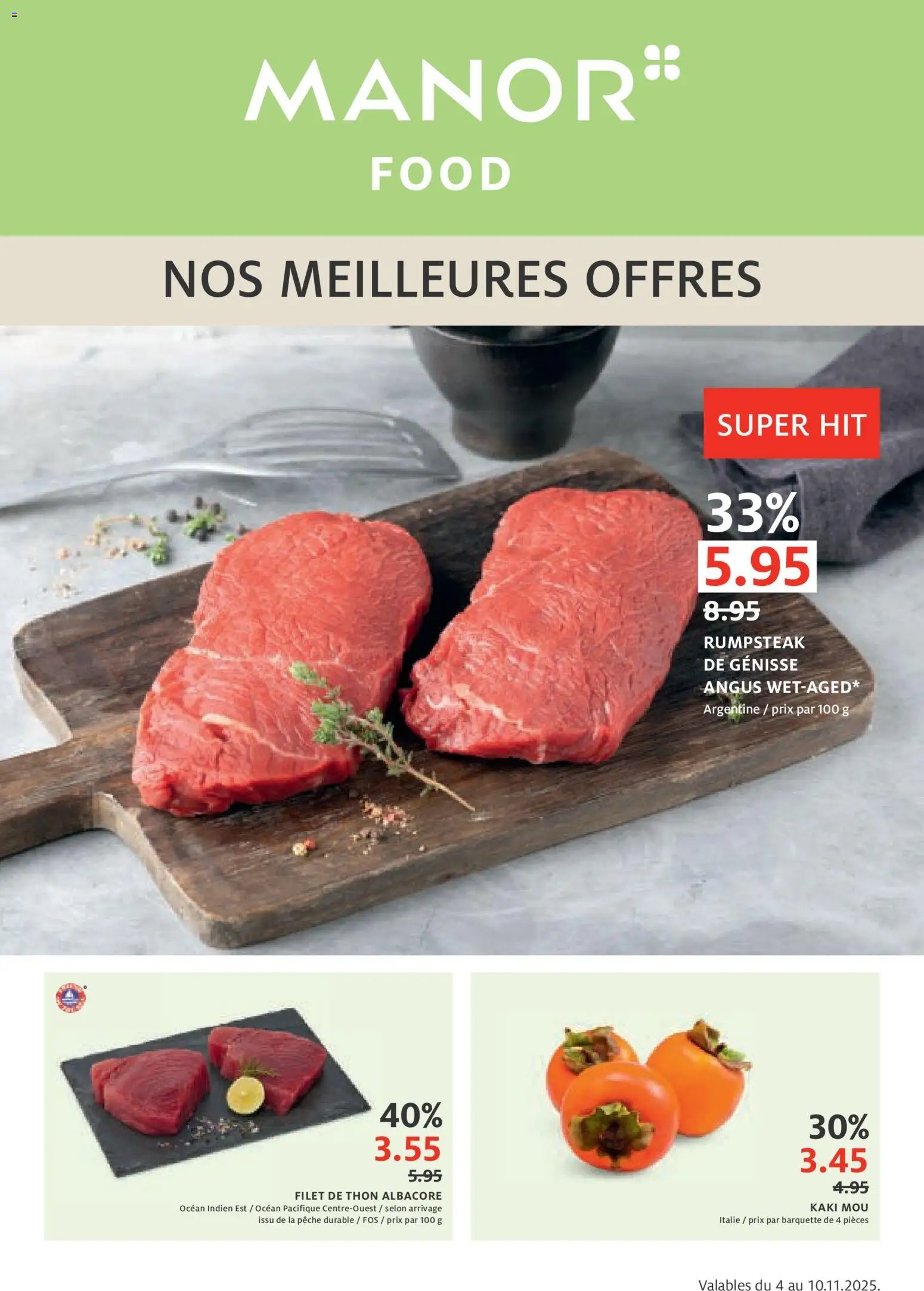 Manor Aktionen FR (2025-11-04 - 2025-11-10)