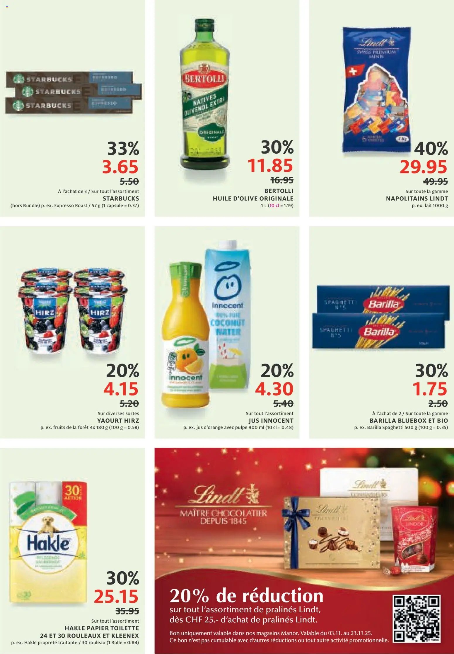 Manor Aktionen FR (2025-11-04 - 2025-11-10)