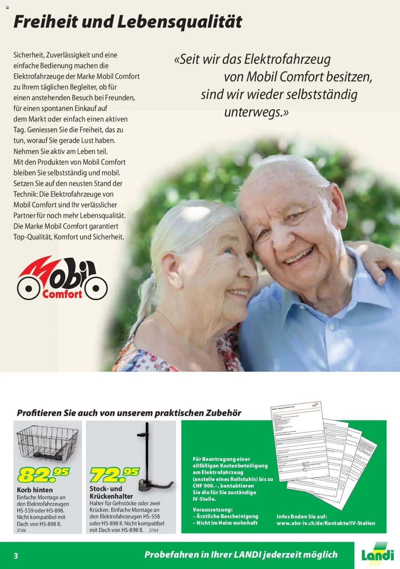 Landi Aktionen Mobil Comfort (2025-02-13 - 2025-12-31) | 3