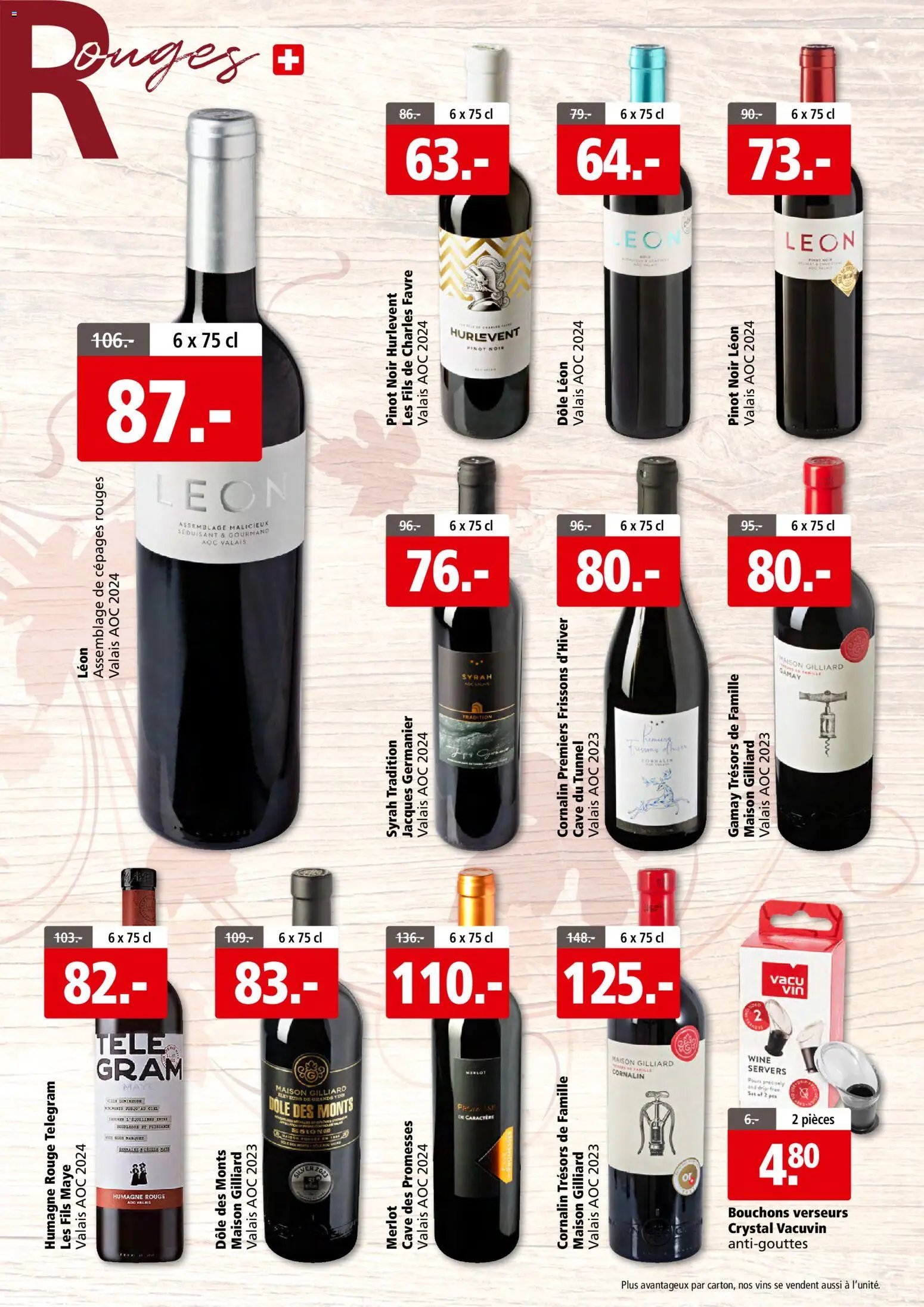 Aligro aktionen Foire aux vins Sion
