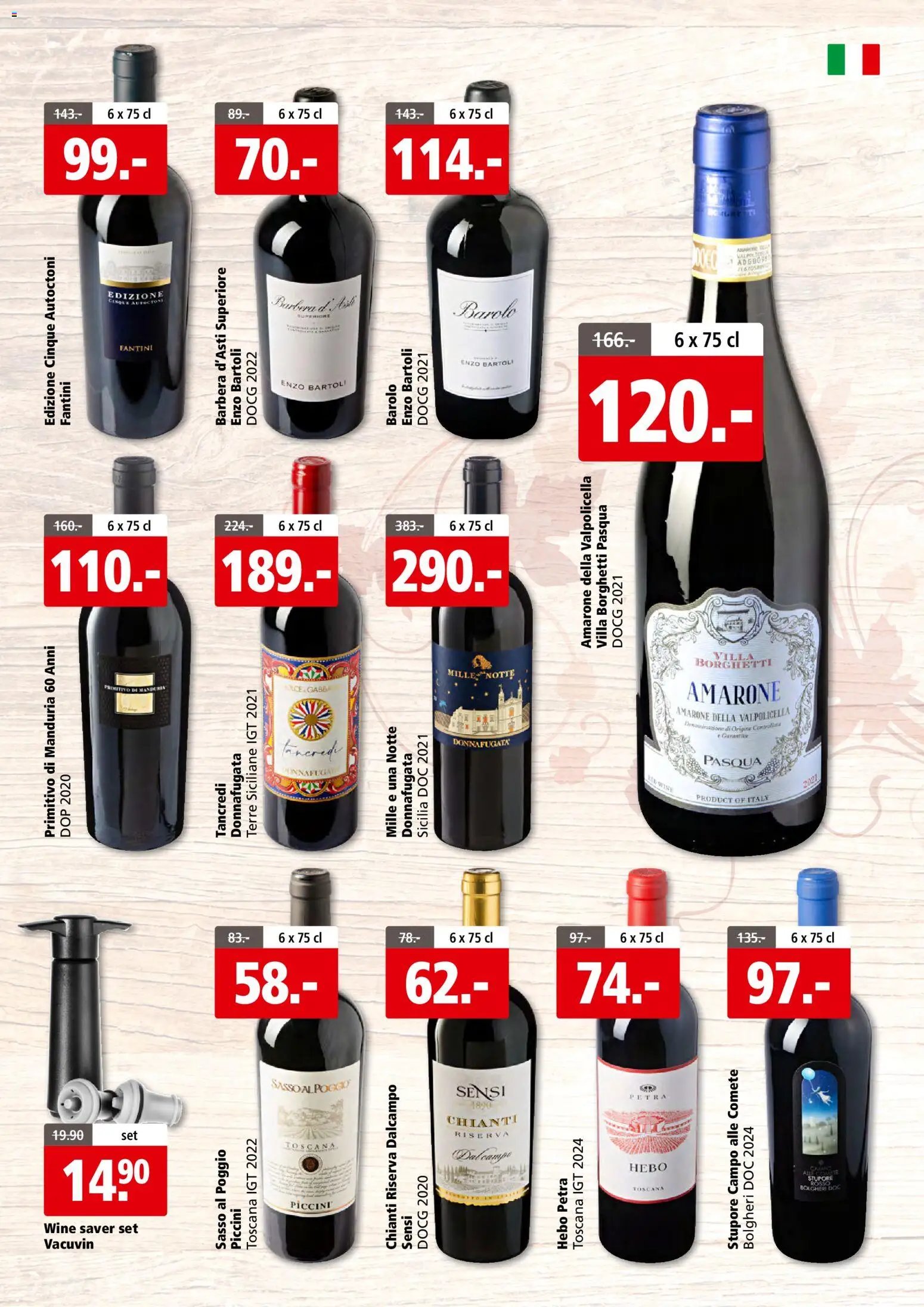 Aligro aktionen Foire aux vins Sion