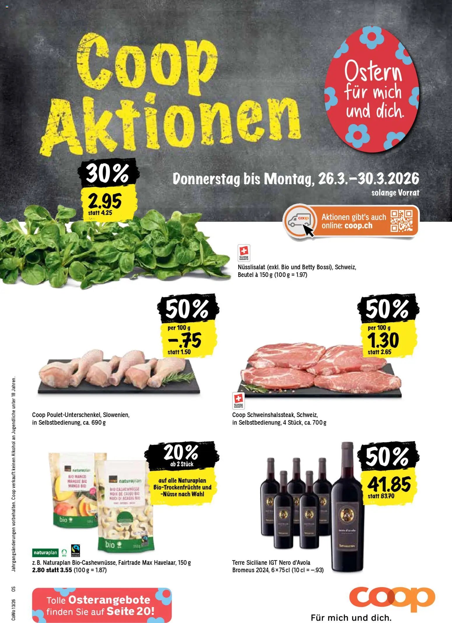 Coop aktionen (2026-03-26 - 2026-03-30)