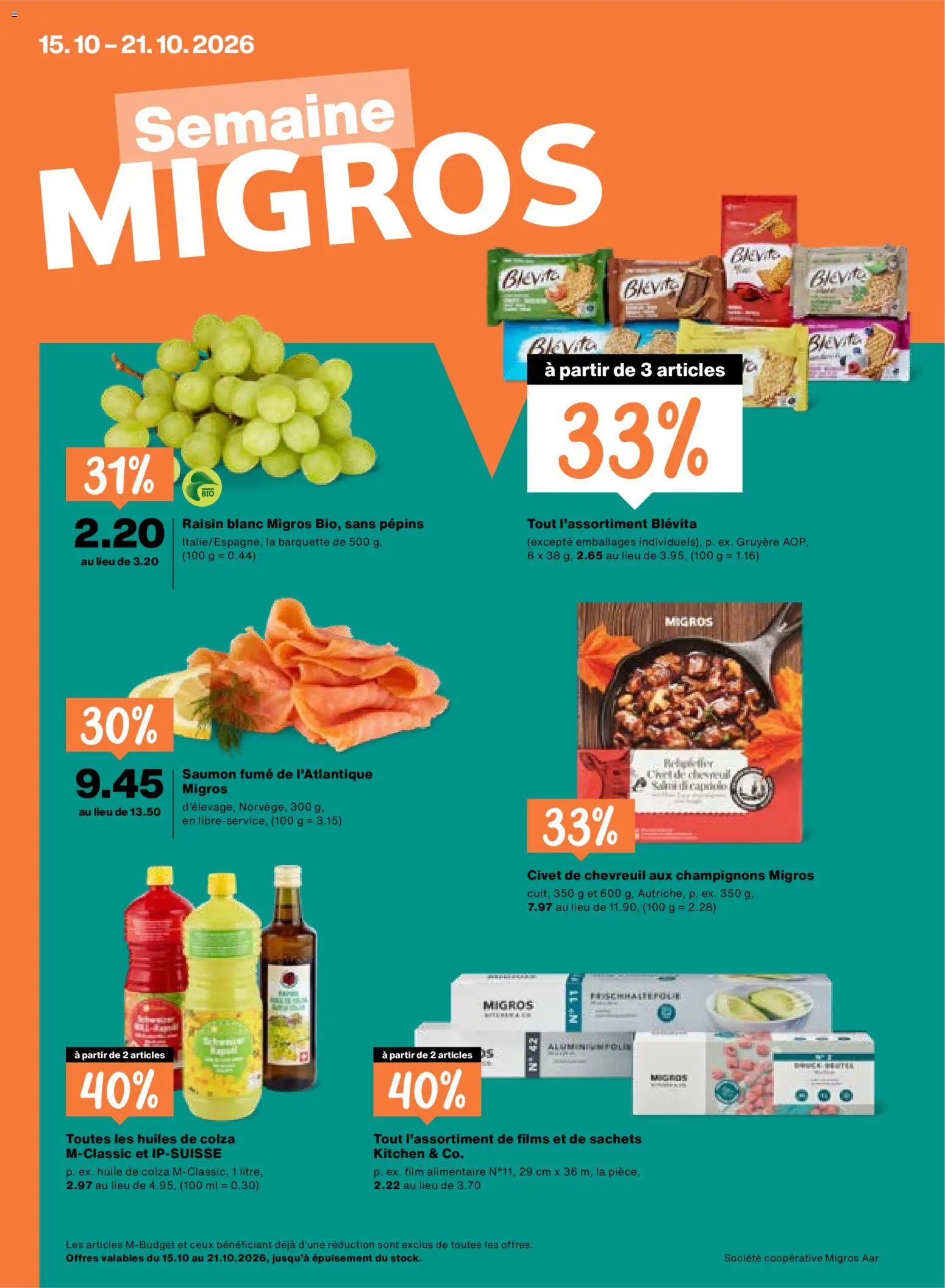 Migros aktionen FR