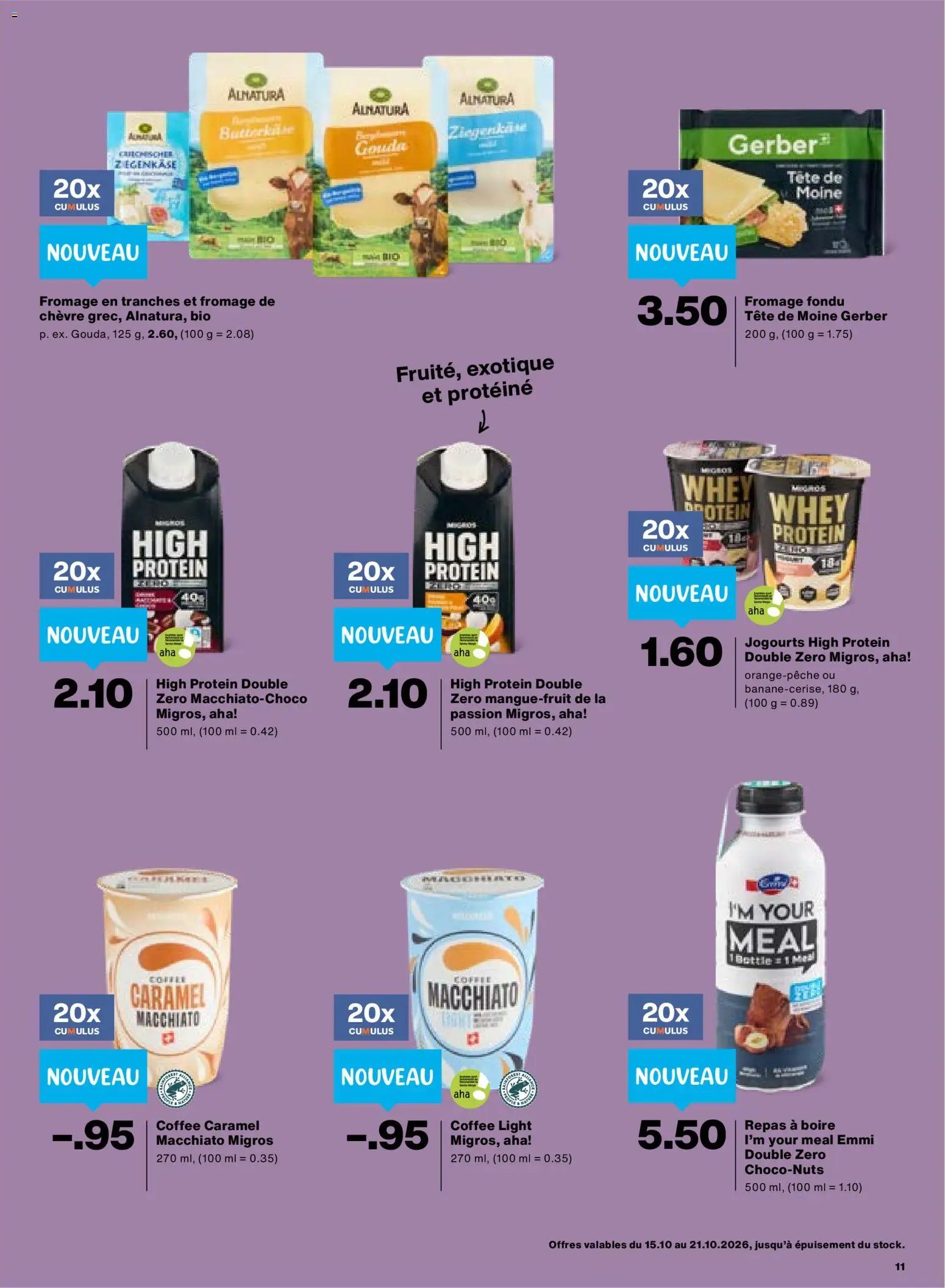 Migros aktionen FR