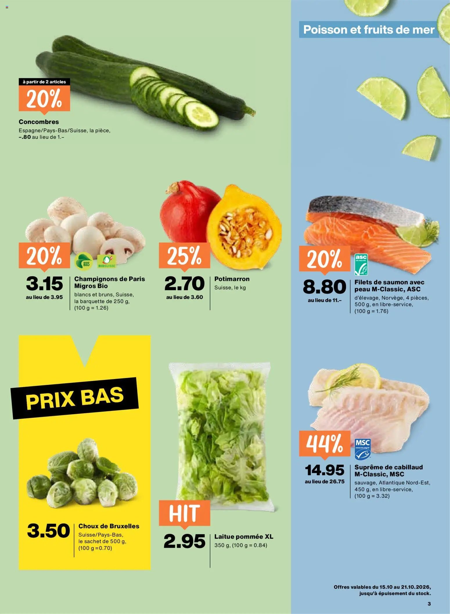 Migros aktionen FR